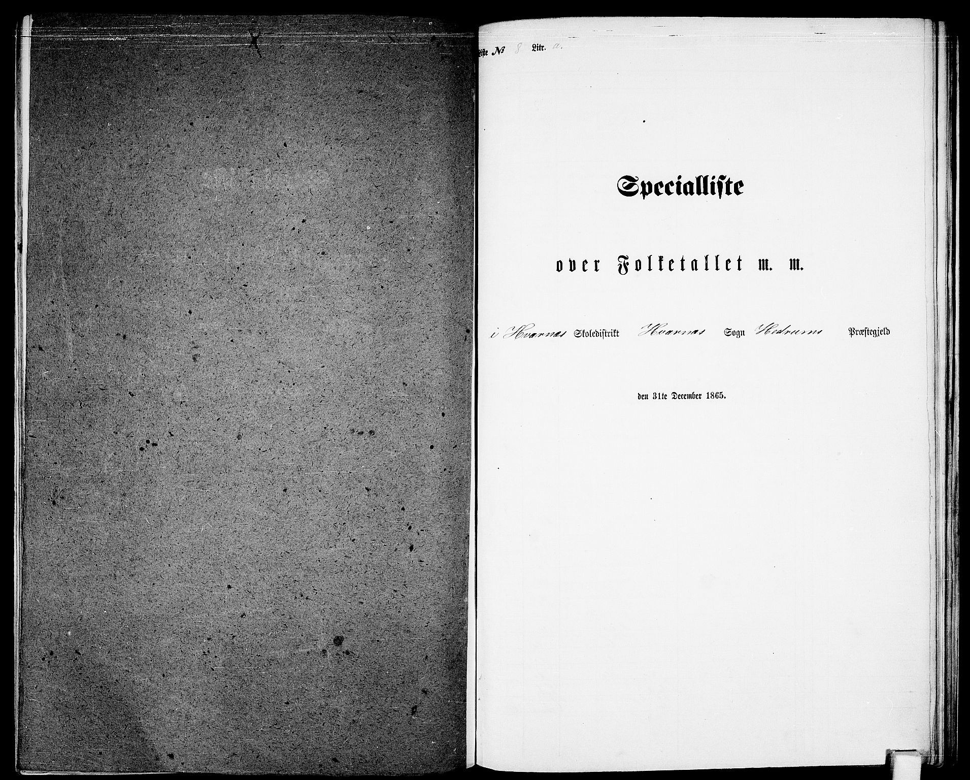 RA, Folketelling 1865 for 0727P Hedrum prestegjeld, 1865, s. 149