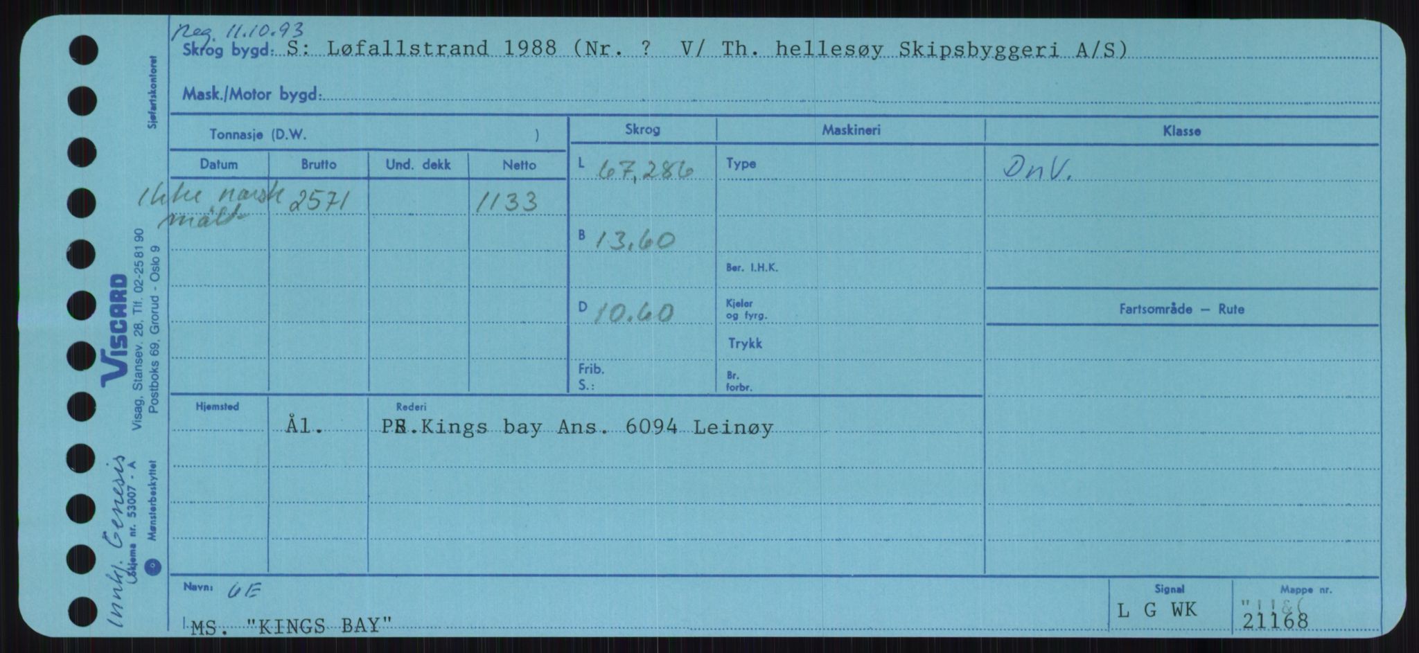Sjøfartsdirektoratet med forløpere, Skipsmålingen, AV/RA-S-1627/H/Ha/L0003/0001: Fartøy, Hilm-Mar / Fartøy, Hilm-Kol, s. 753