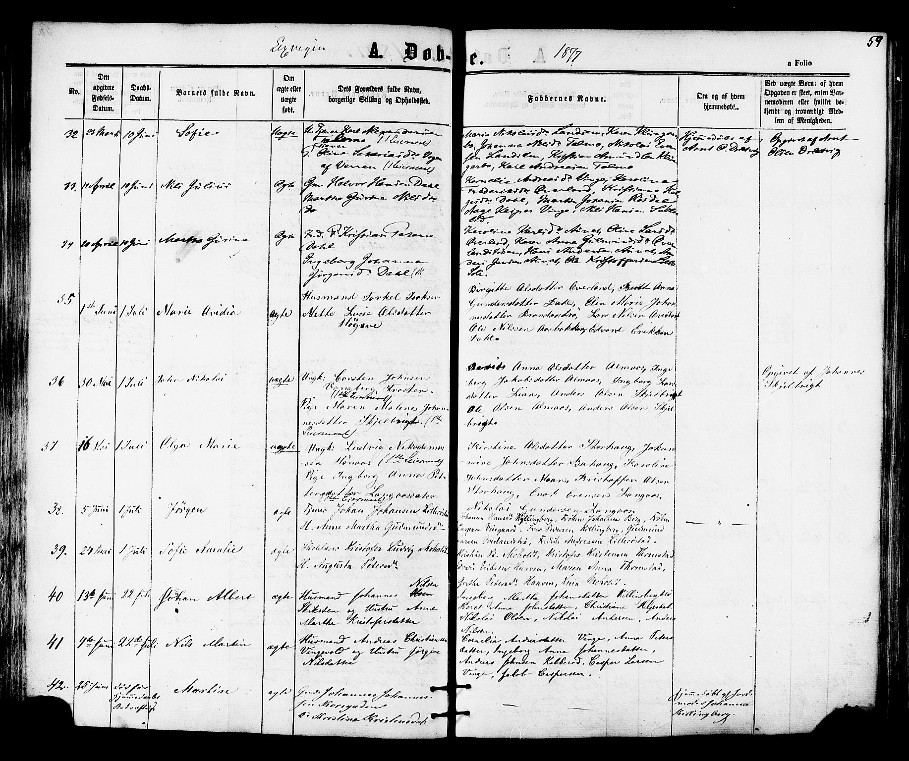 Ministerialprotokoller, klokkerbøker og fødselsregistre - Nord-Trøndelag, AV/SAT-A-1458/701/L0009: Ministerialbok nr. 701A09 /1, 1864-1882, s. 59