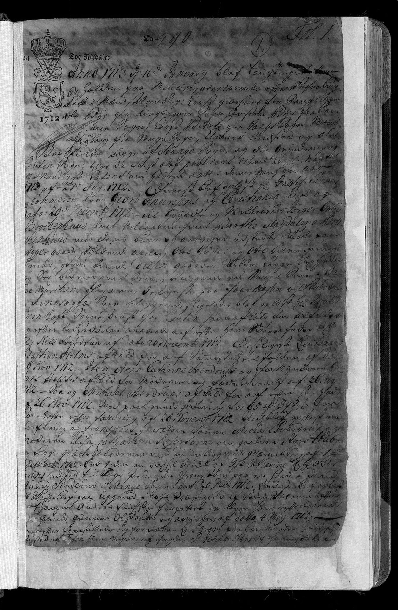 Oplandenes lagstol, SAH/LAGSTOL-001/G/Gb/L0003: Tingbok, 1713-1727
