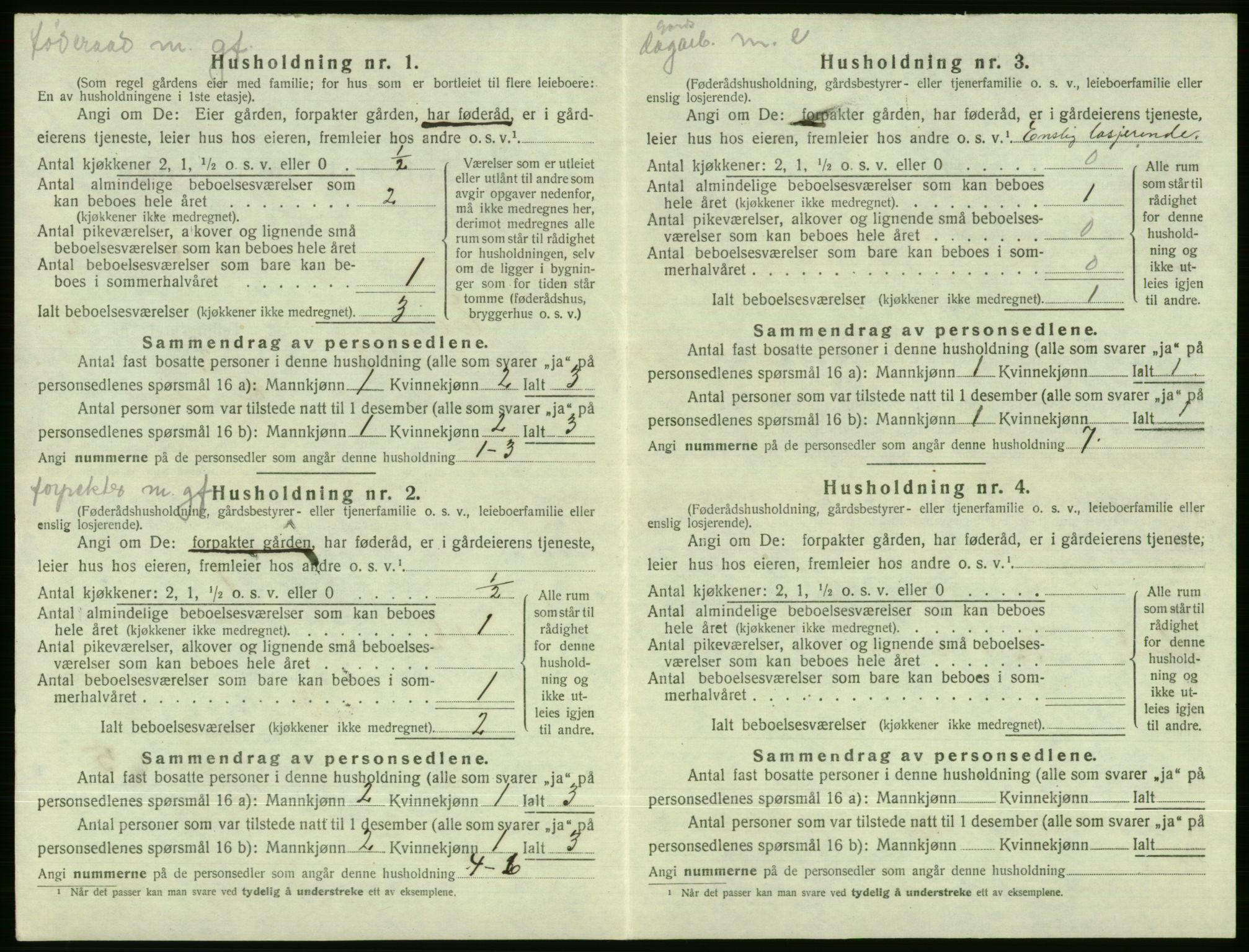 SAB, Folketelling 1920 for 1237 Evanger herred, 1920, s. 114