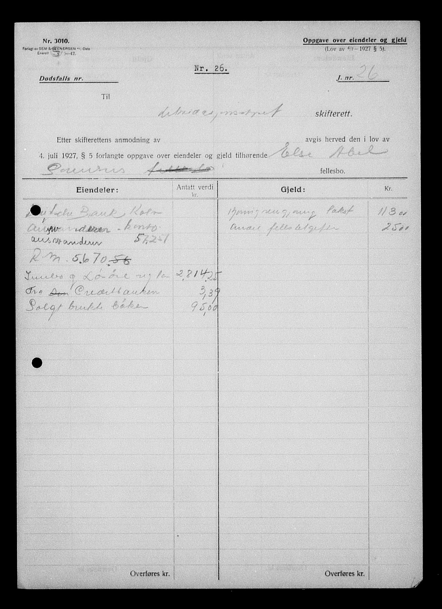 Justisdepartementet, Tilbakeføringskontoret for inndratte formuer, RA/S-1564/H/Hc/Hcc/L0983: --, 1945-1947, s. 562