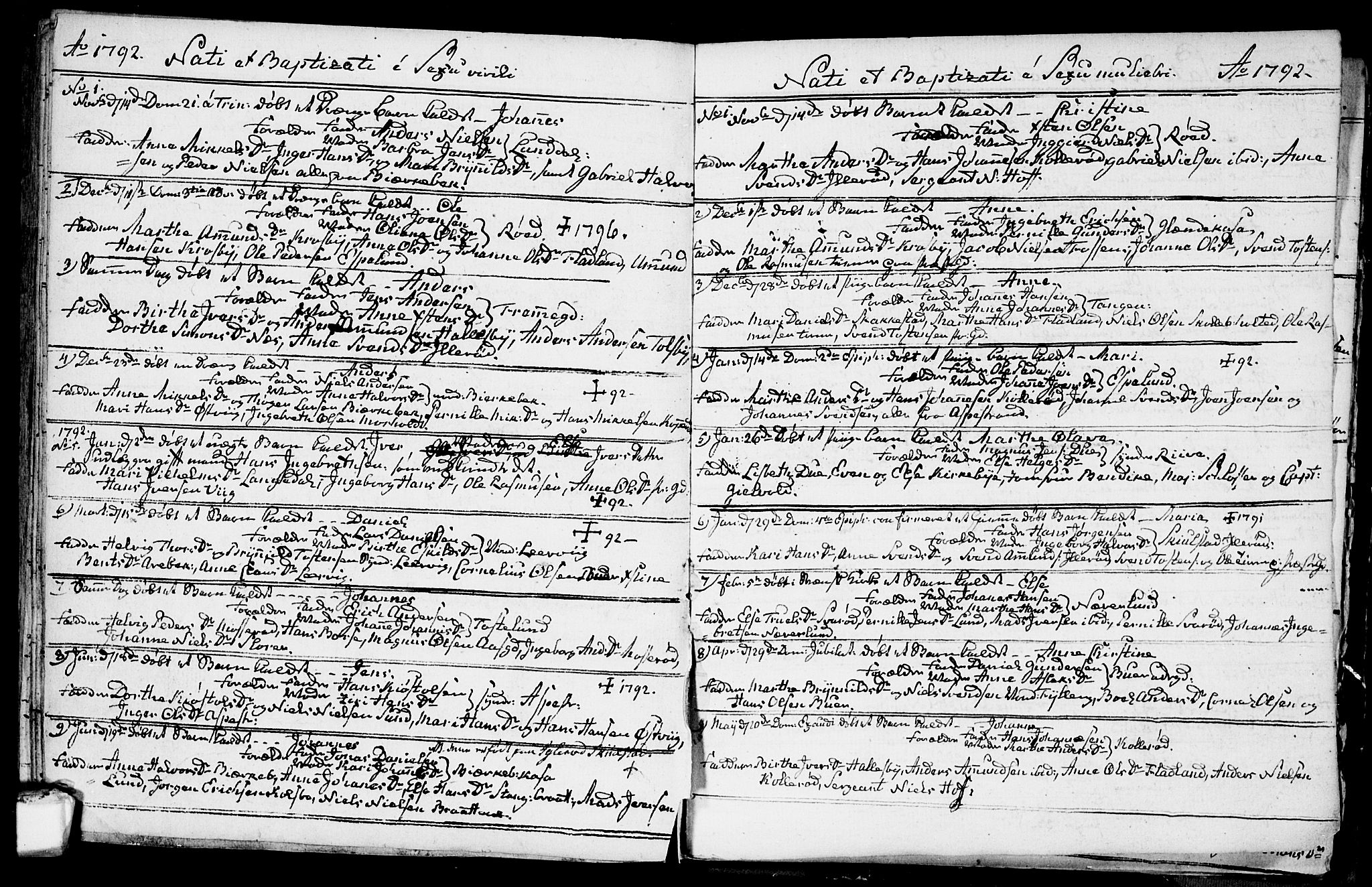 Aremark prestekontor Kirkebøker, AV/SAO-A-10899/F/Fa/L0002: Ministerialbok nr. I 2, 1745-1795