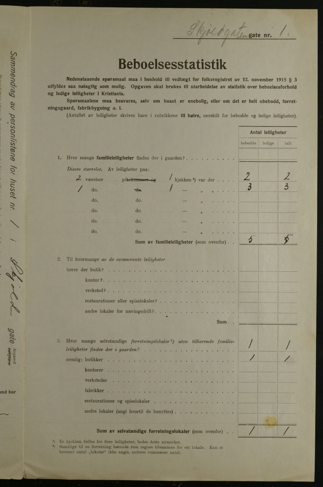 OBA, Kommunal folketelling 1.12.1923 for Kristiania, 1923, s. 106442