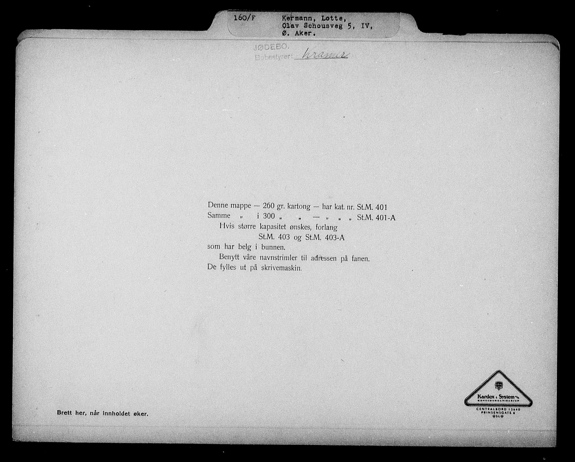 Justisdepartementet, Tilbakeføringskontoret for inndratte formuer, RA/S-1564/H/Hc/Hcc/L0951: --, 1945-1947, s. 2