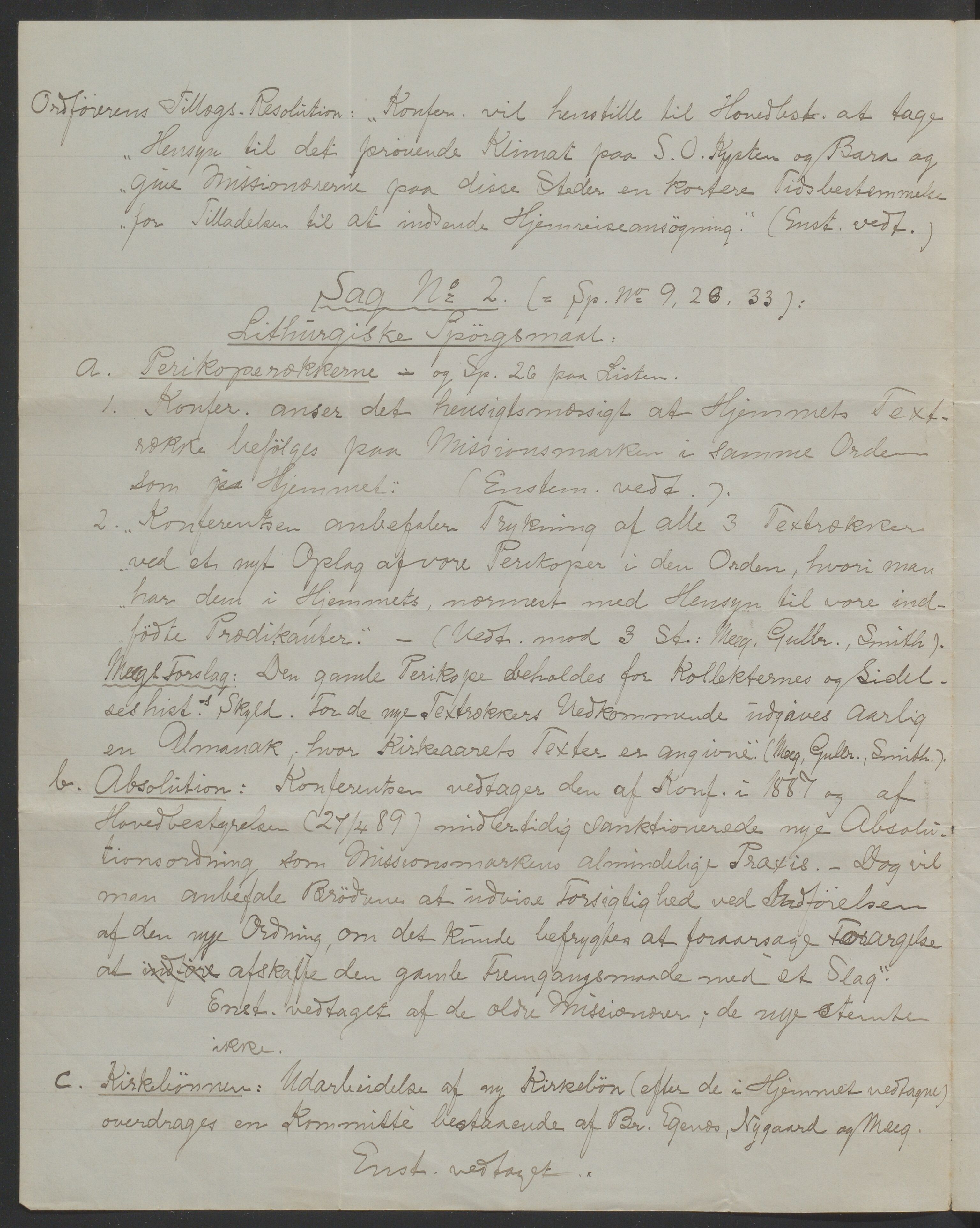 Det Norske Misjonsselskap - hovedadministrasjonen, VID/MA-A-1045/D/Da/Daa/L0038/0001: Konferansereferat og årsberetninger / Konferansereferat fra Madagaskar Innland., 1890