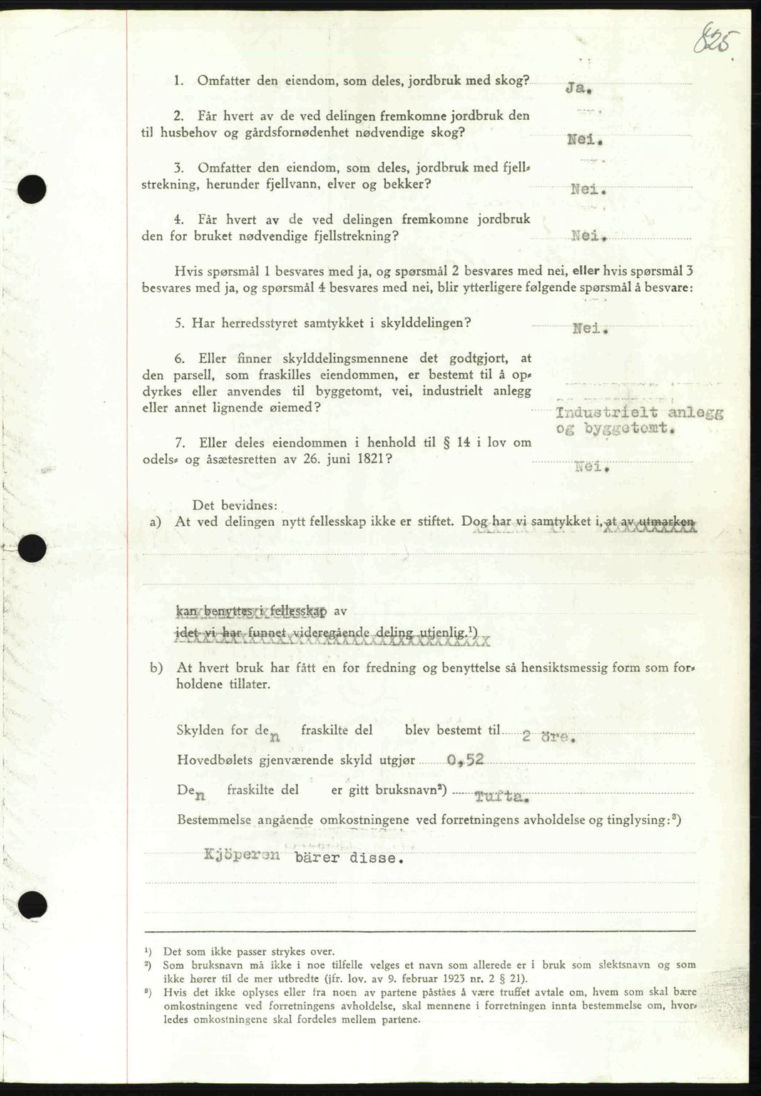 Orkdal sorenskriveri, SAT/A-4169/1/2/2C: Pantebok nr. A, 1947-1947, Dagboknr: 1592/1947