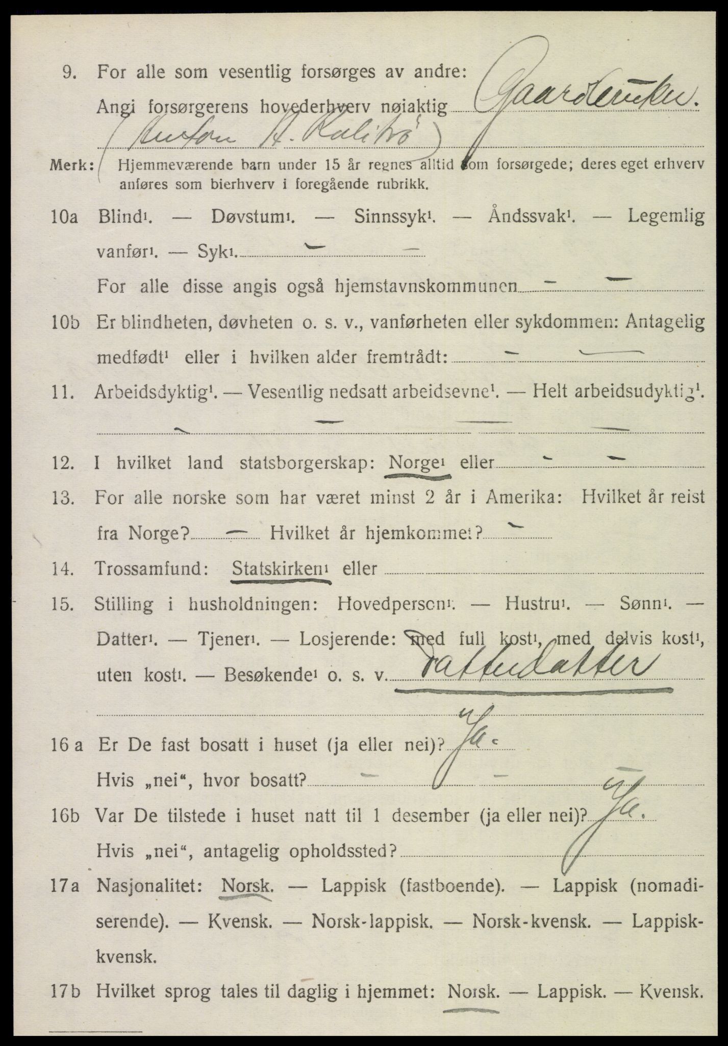 SAT, Folketelling 1920 for 1718 Leksvik herred, 1920, s. 1877