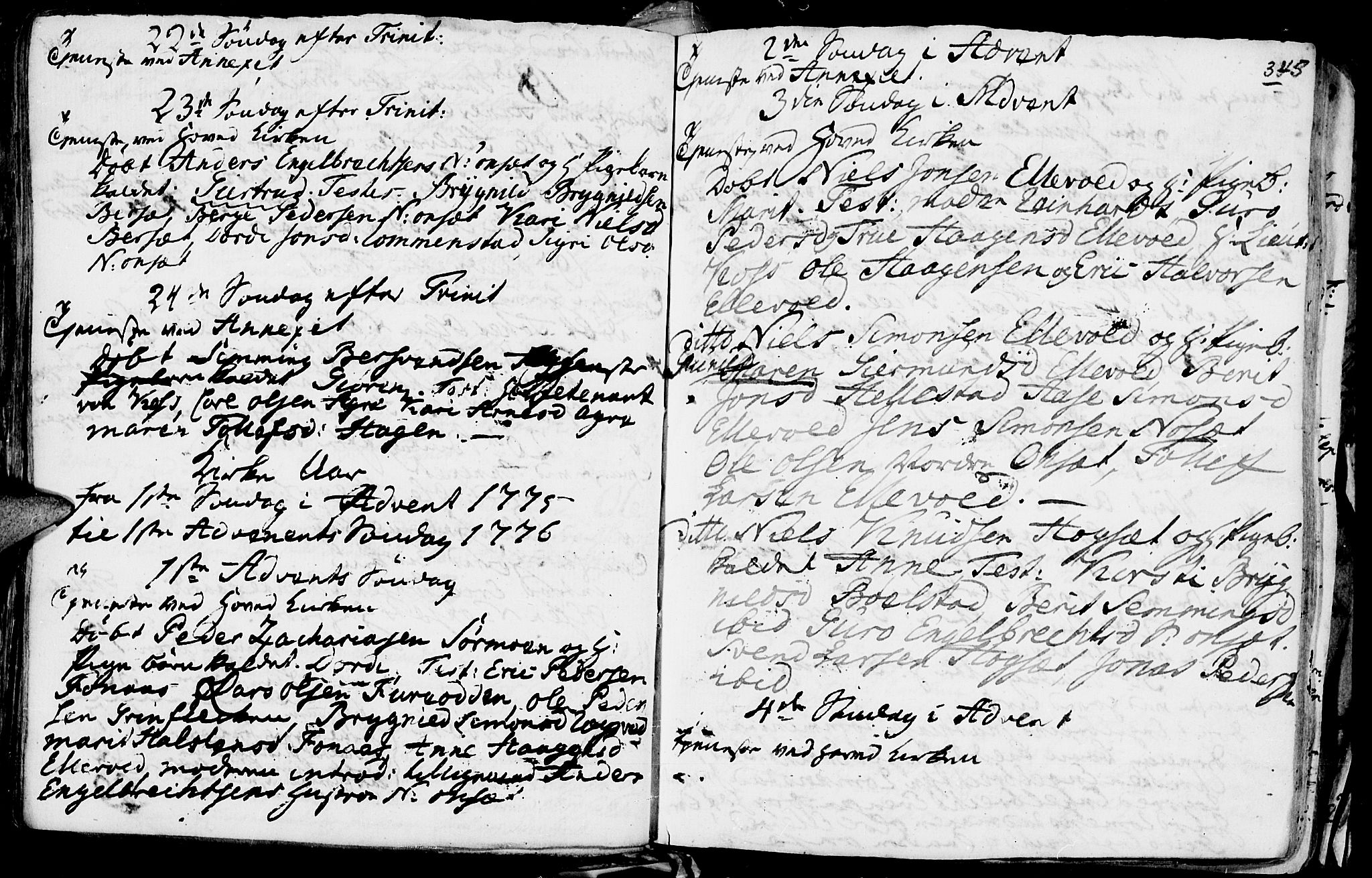 Rendalen prestekontor, AV/SAH-PREST-054/H/Ha/Haa/L0001: Ministerialbok nr. 1, 1733-1787, s. 345