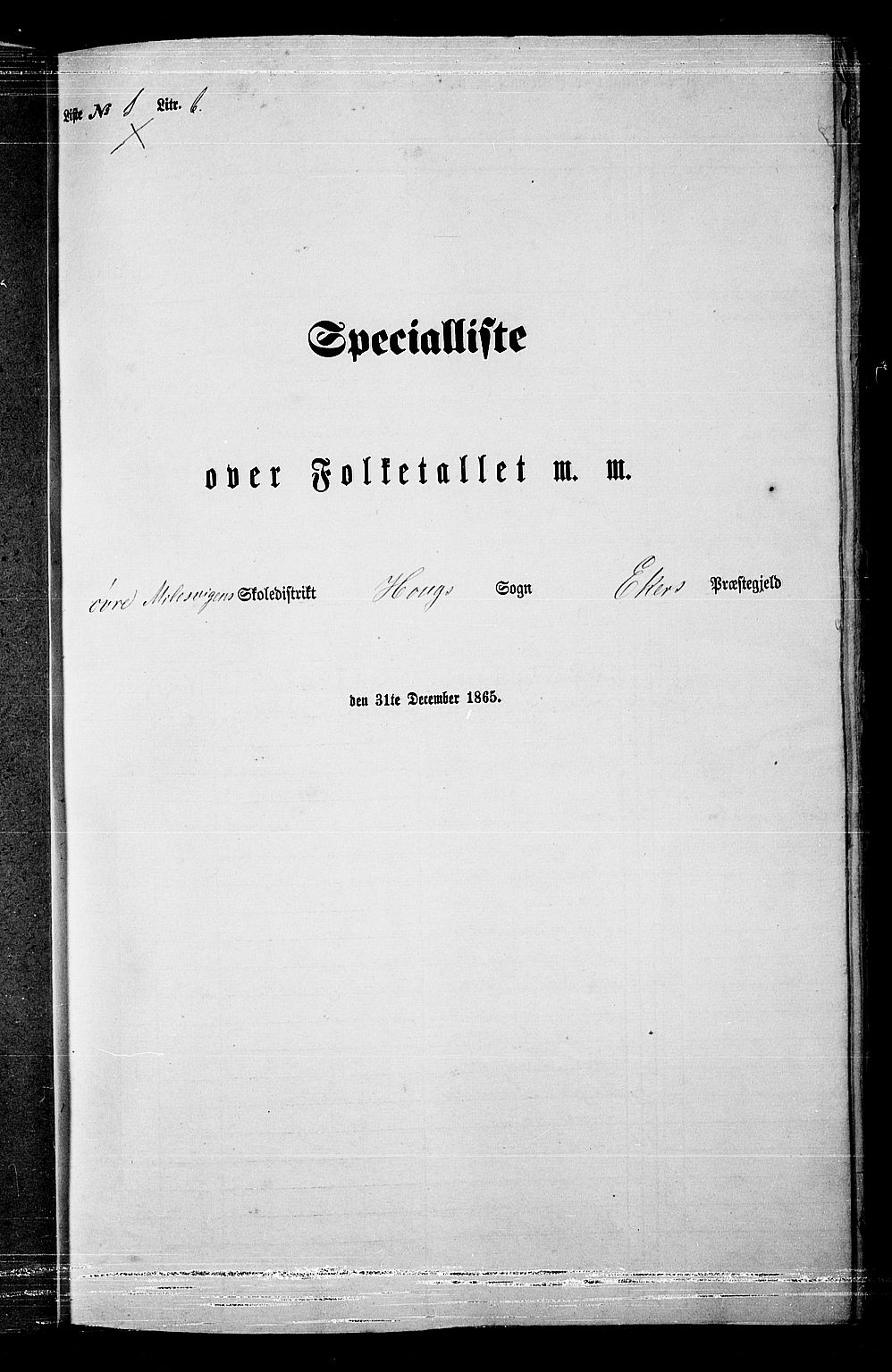 RA, Folketelling 1865 for 0624P Eiker prestegjeld, 1865, s. 26