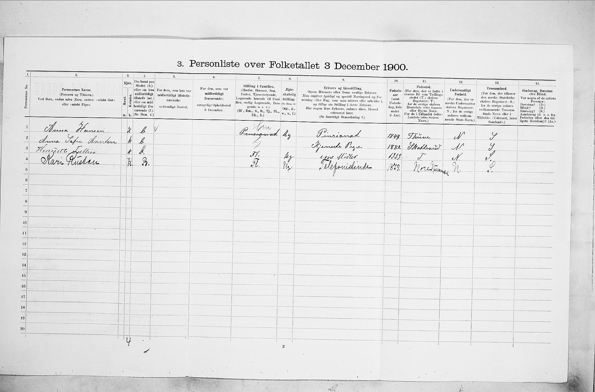 SAO, Folketelling 1900 for 0301 Kristiania kjøpstad, 1900, s. 38209