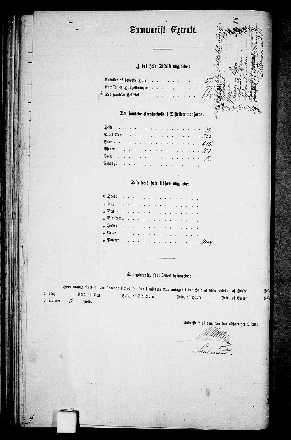 RA, Folketelling 1865 for 1936P Karlsøy prestegjeld, 1865, s. 75