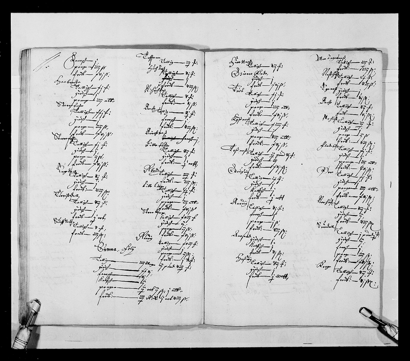 Stattholderembetet 1572-1771, RA/EA-2870/Ek/L0026/0001: Jordebøker 1633-1658: / Jordebøker for Bergenhus len, 1646-1647, s. 17