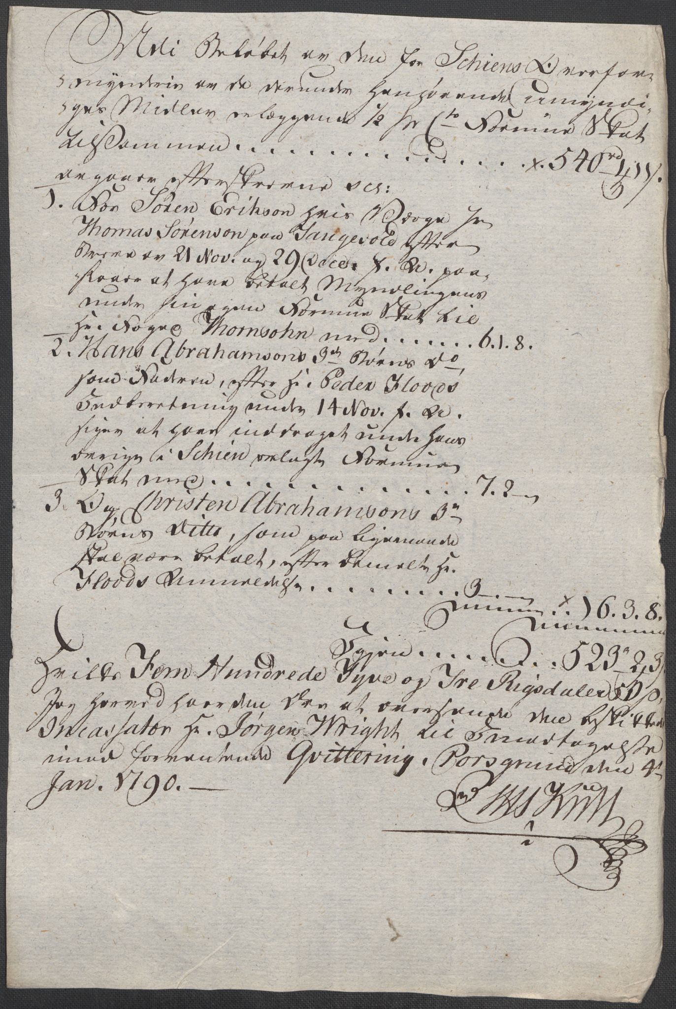 Rentekammeret inntil 1814, Reviderte regnskaper, Mindre regnskaper, AV/RA-EA-4068/Rf/Rfe/L0043: Skien, Solør og Odalen fogderi, 1789, s. 31