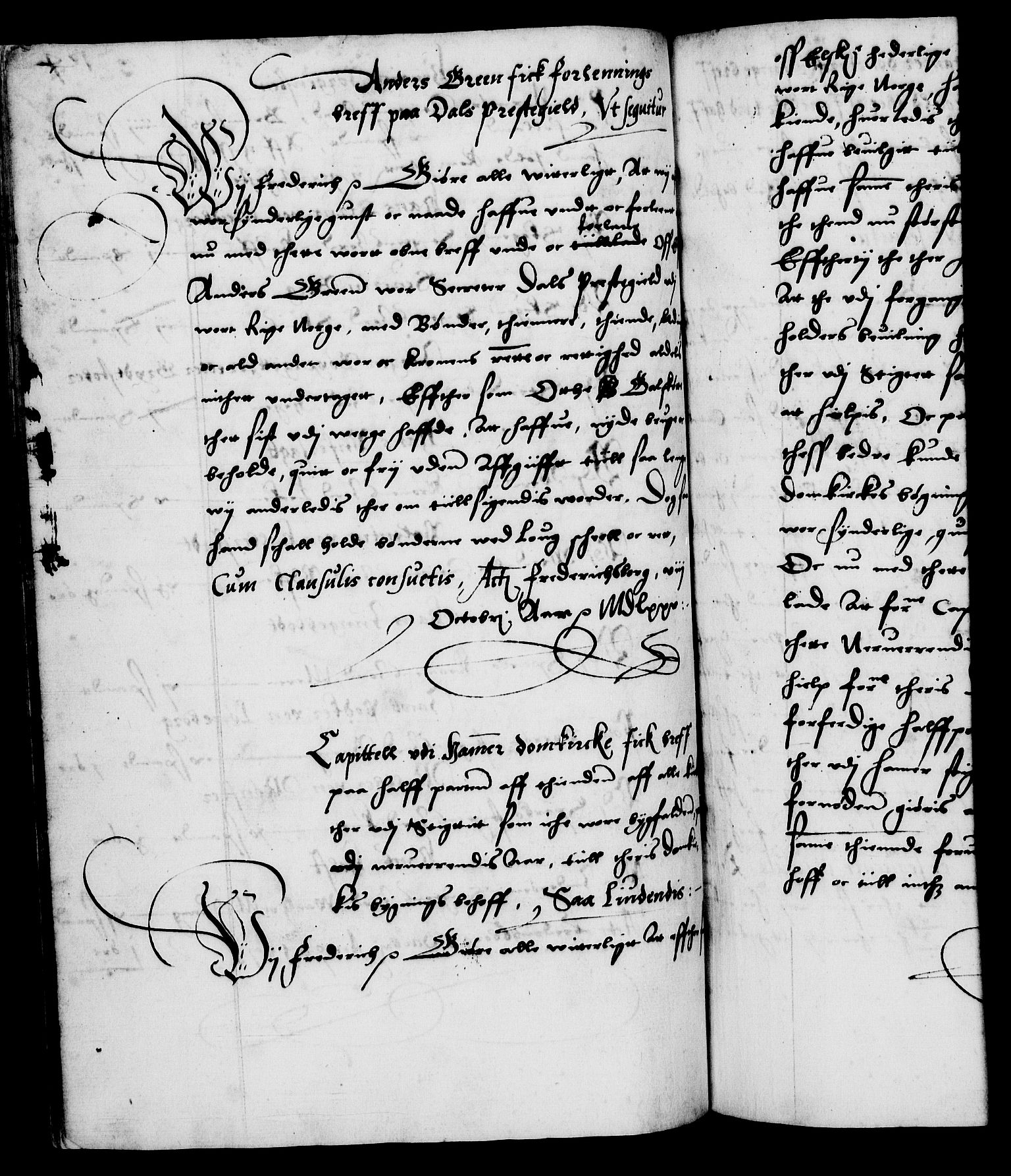 Danske Kanselli 1572-1799, RA/EA-3023/F/Fc/Fca/Fcaa/L0001: Norske registre (mikrofilm), 1572-1588, s. 124b