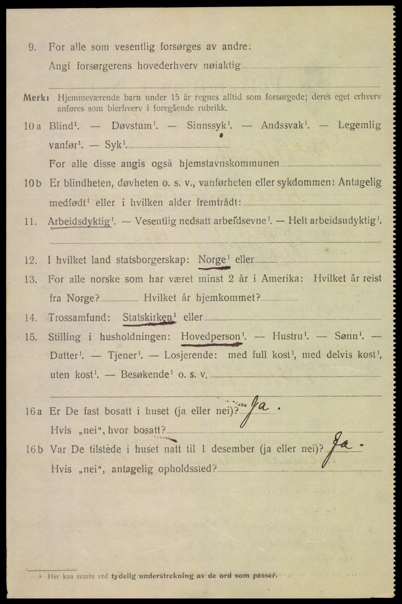 SAK, Folketelling 1920 for 1004 Flekkefjord kjøpstad, 1920, s. 5737