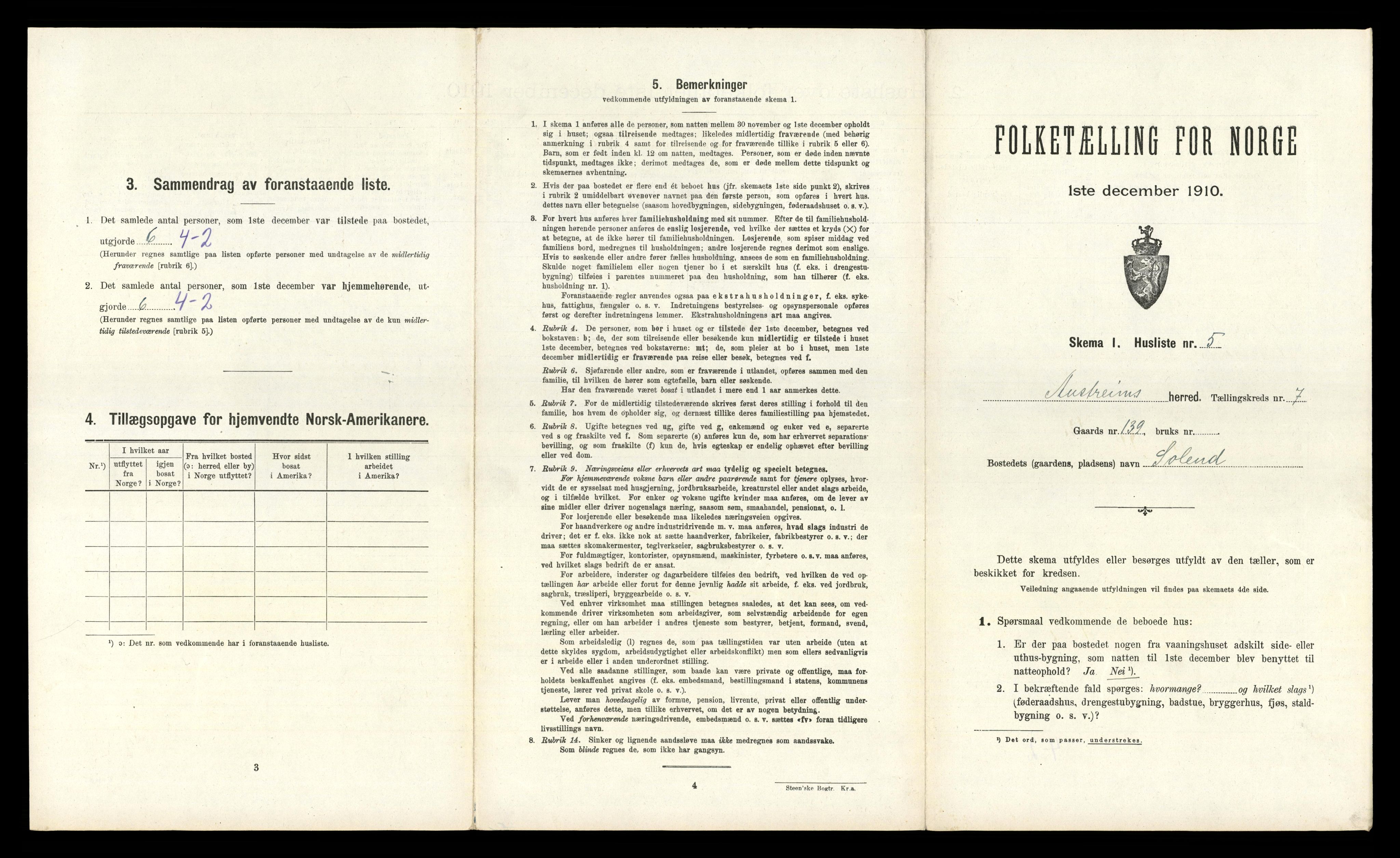 RA, Folketelling 1910 for 1264 Austrheim herred, 1910, s. 428