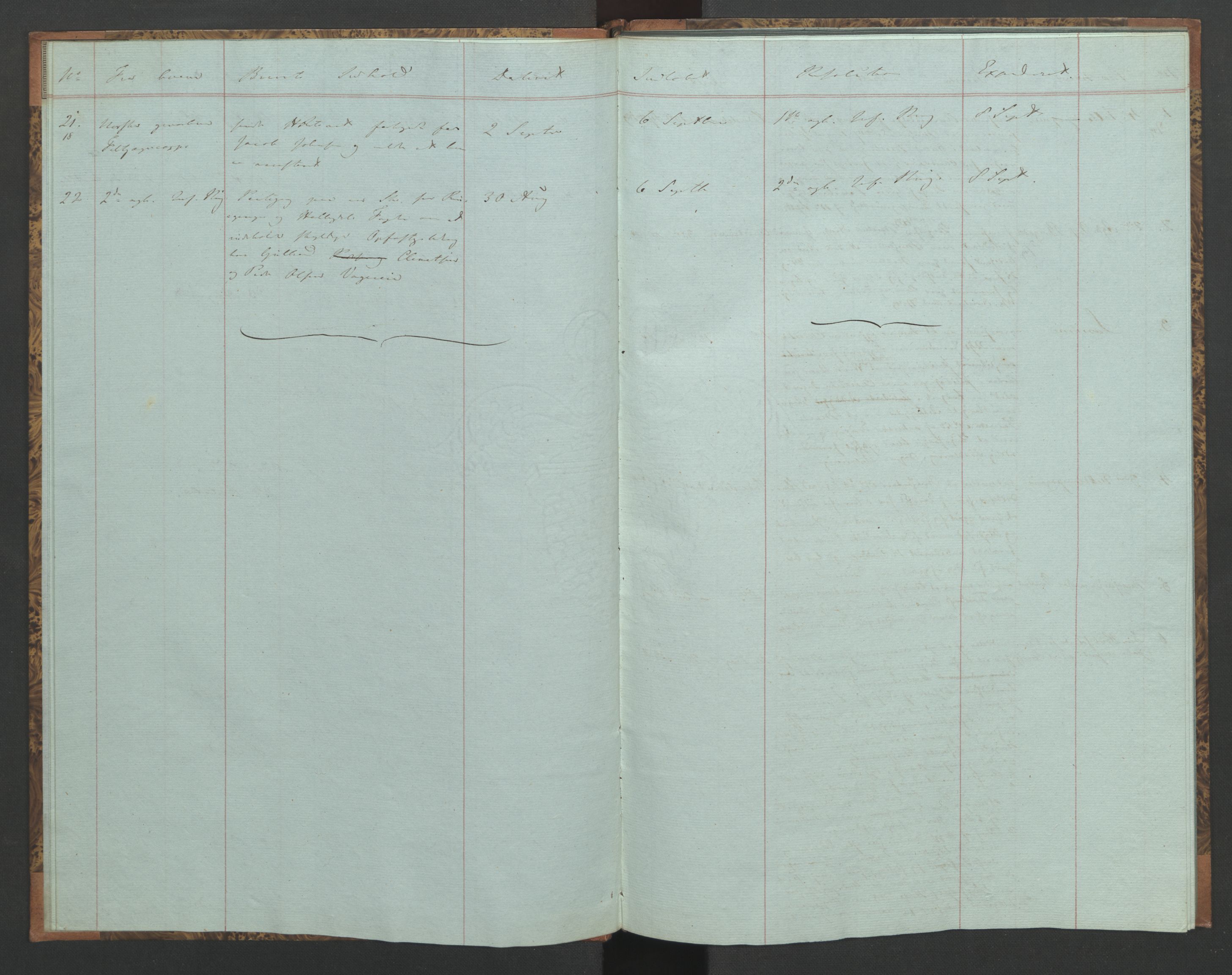 Forsvaret, Generalauditøren, AV/RA-RAFA-1772/F/Fg/Fgc/L0016: Journal for no.15, 1848-1850