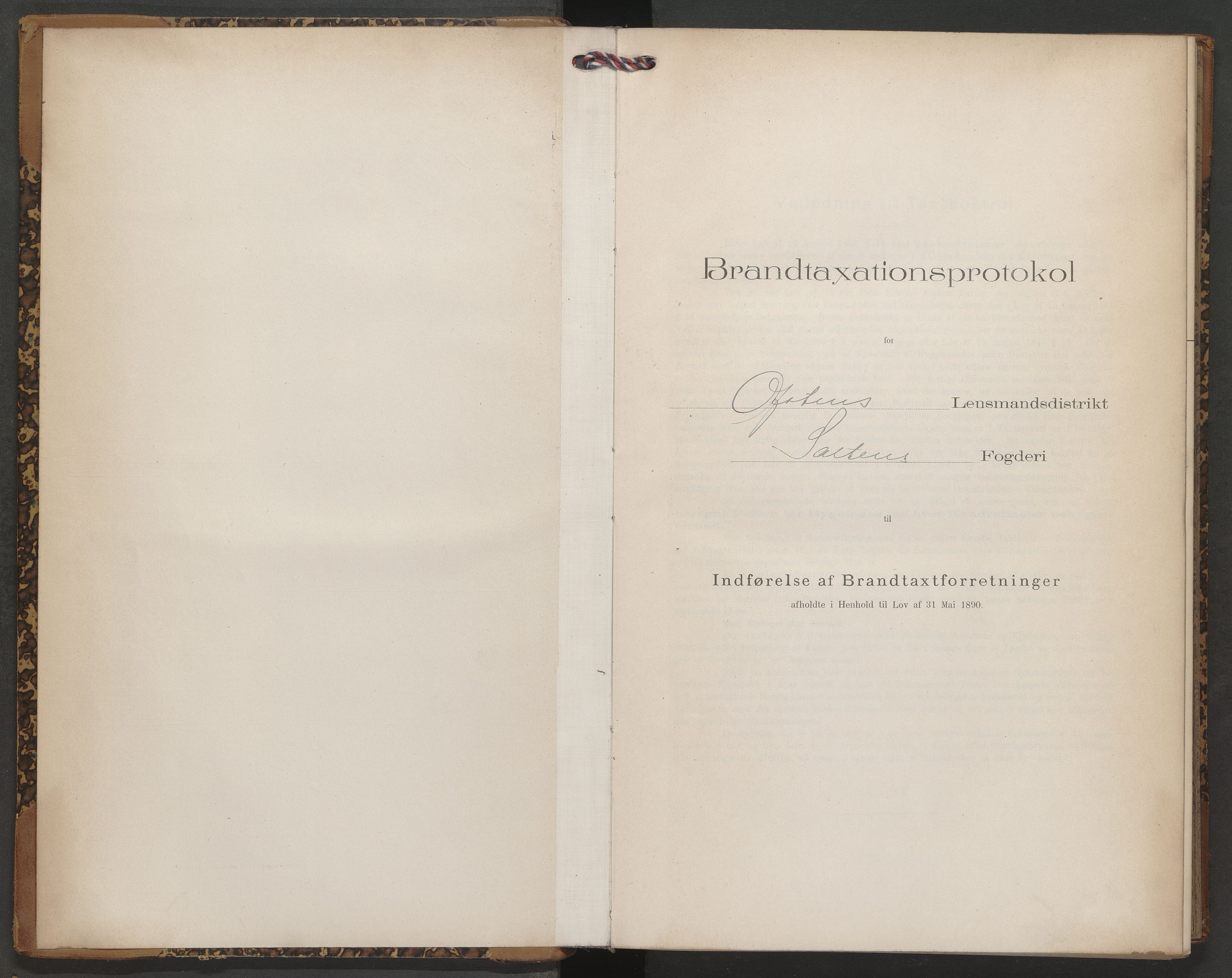 Evenes lensmannskontor, AV/SAT-A-5684/1/12/12b/L0004: Branntakstprotokoll-skjema, 1904-1906