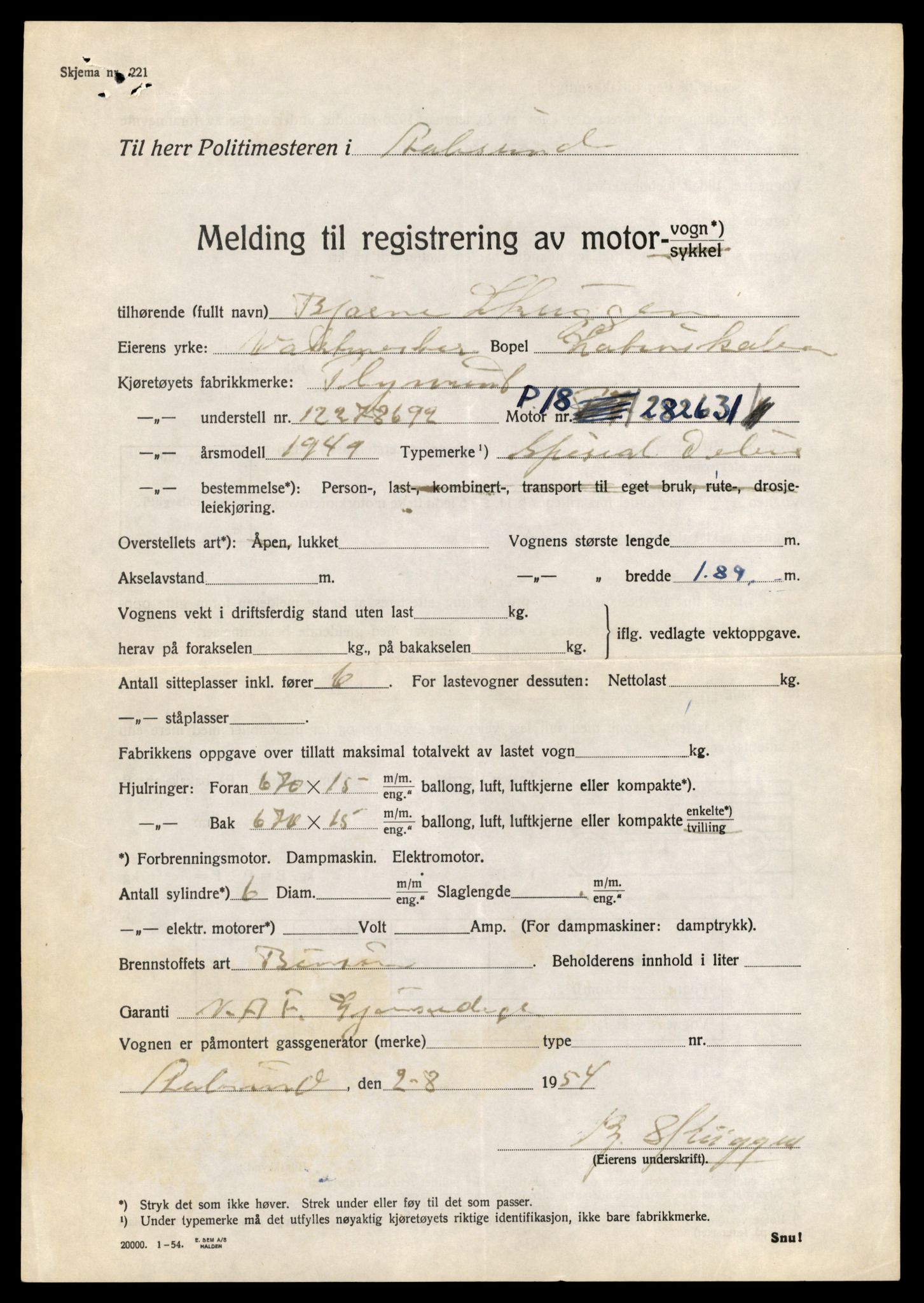 Møre og Romsdal vegkontor - Ålesund trafikkstasjon, AV/SAT-A-4099/F/Fe/L0046: Registreringskort for kjøretøy T 14445 - T 14579, 1927-1998