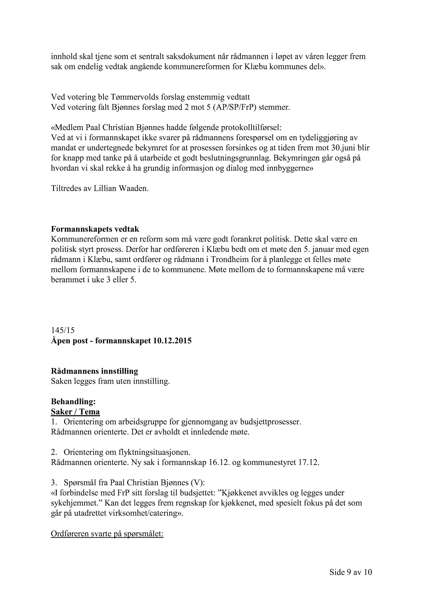 Klæbu Kommune, TRKO/KK/02-FS/L008: Formannsskapet - Møtedokumenter, 2015, s. 3856