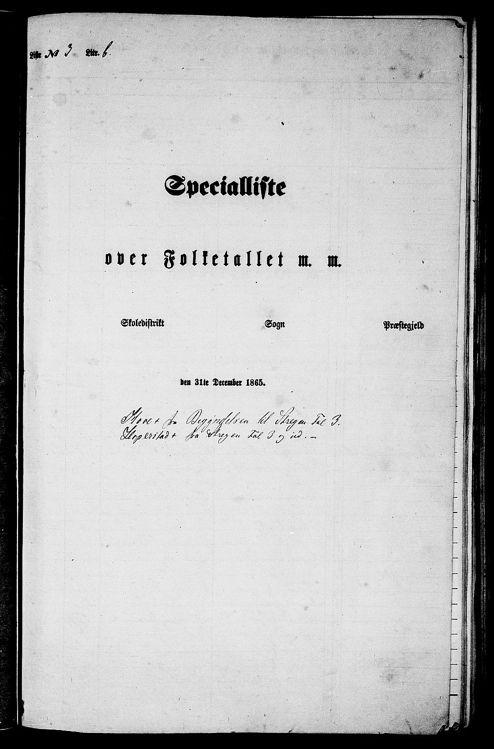 RA, Folketelling 1865 for 1417P Vik prestegjeld, 1865, s. 70
