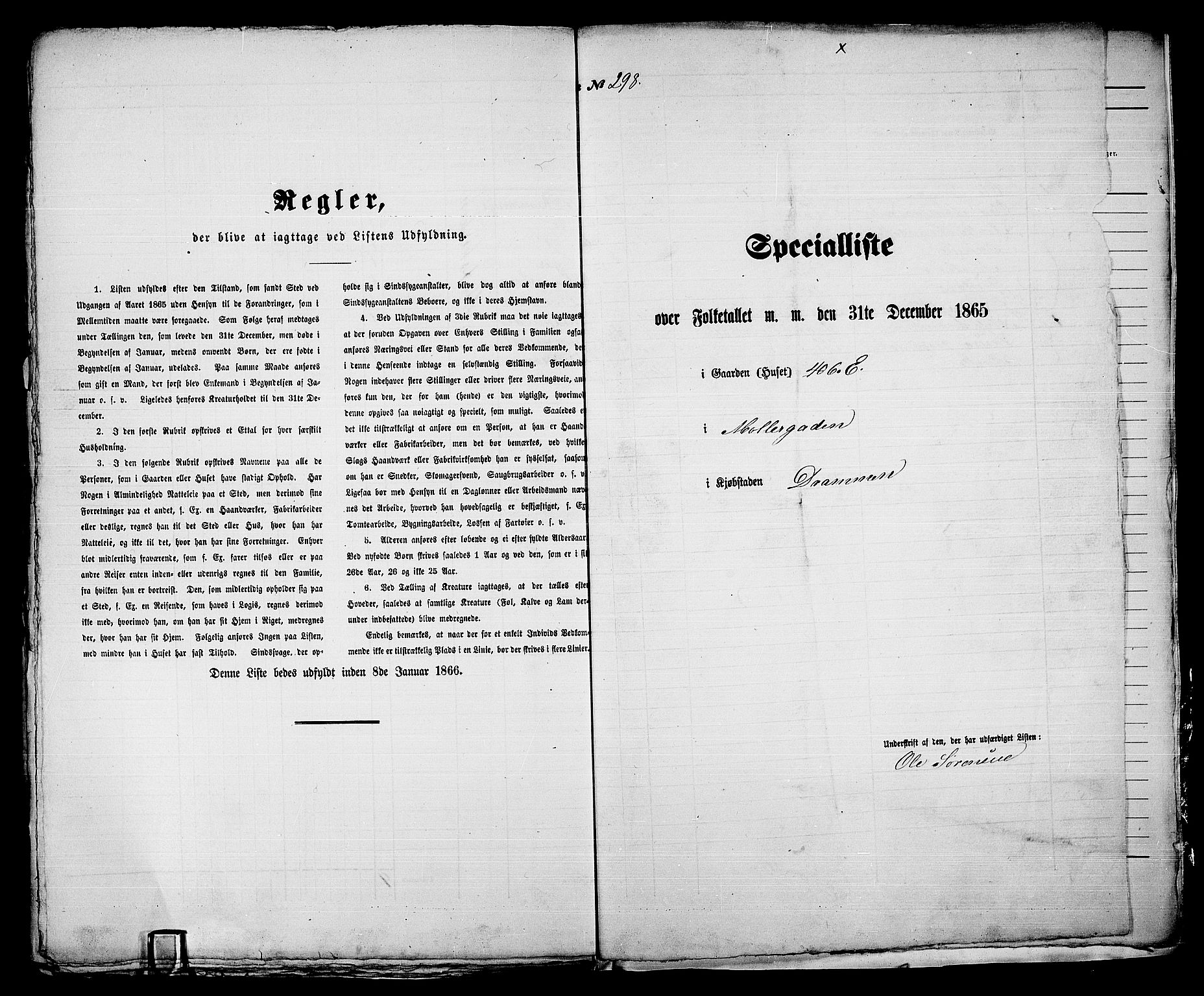 RA, Folketelling 1865 for 0602aB Bragernes prestegjeld i Drammen kjøpstad, 1865, s. 625