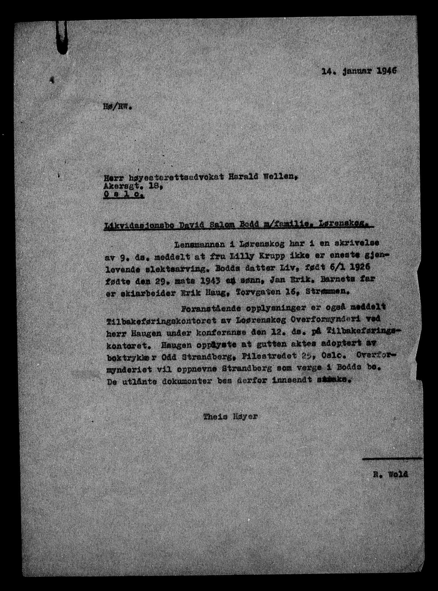 Justisdepartementet, Tilbakeføringskontoret for inndratte formuer, AV/RA-S-1564/H/Hc/Hcc/L0927: --, 1945-1947, s. 140