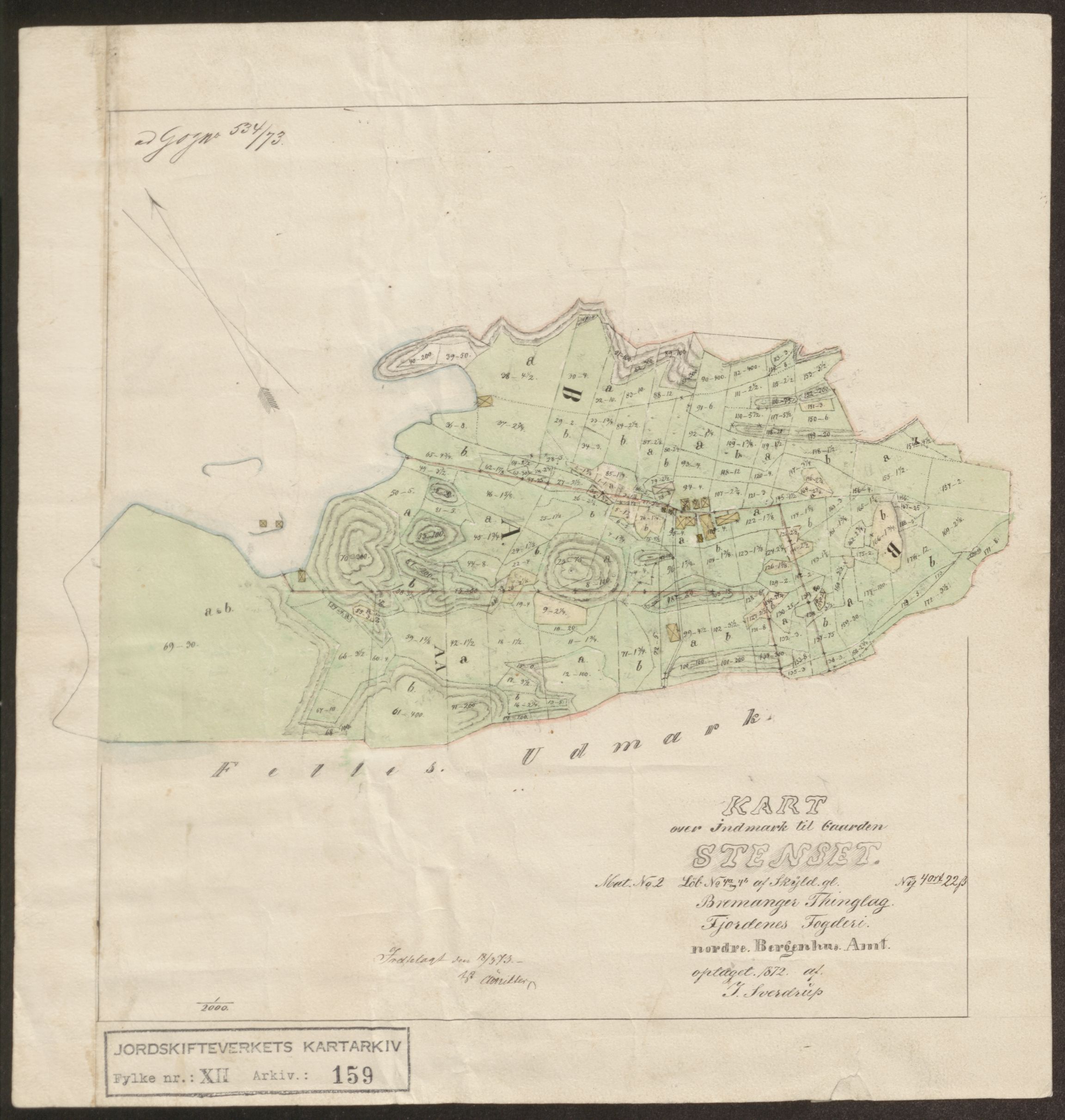 Jordskifteverkets kartarkiv, AV/RA-S-3929/T, 1859-1988, s. 250