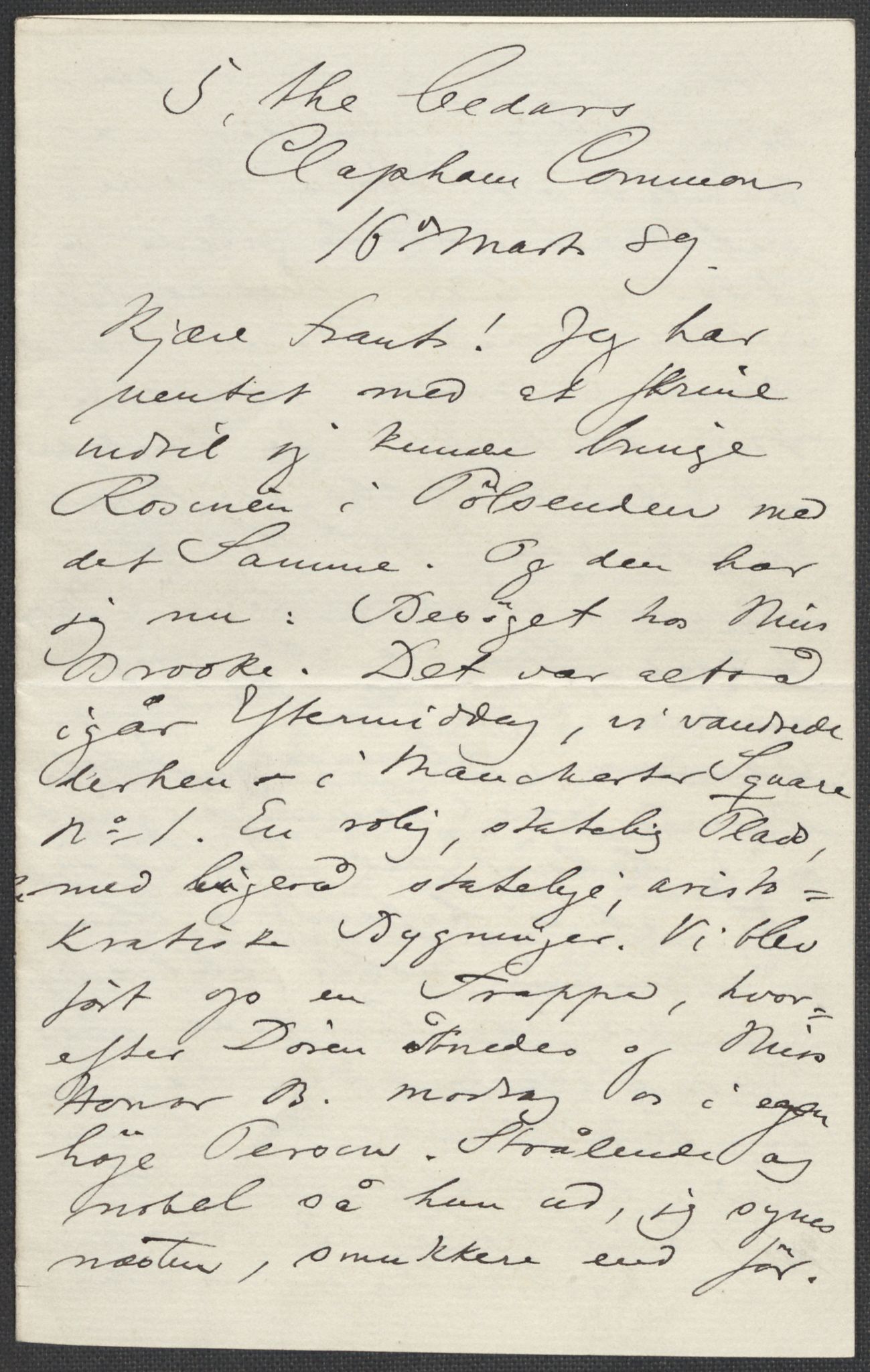 Beyer, Frants, AV/RA-PA-0132/F/L0001: Brev fra Edvard Grieg til Frantz Beyer og "En del optegnelser som kan tjene til kommentar til brevene" av Marie Beyer, 1872-1907, s. 298