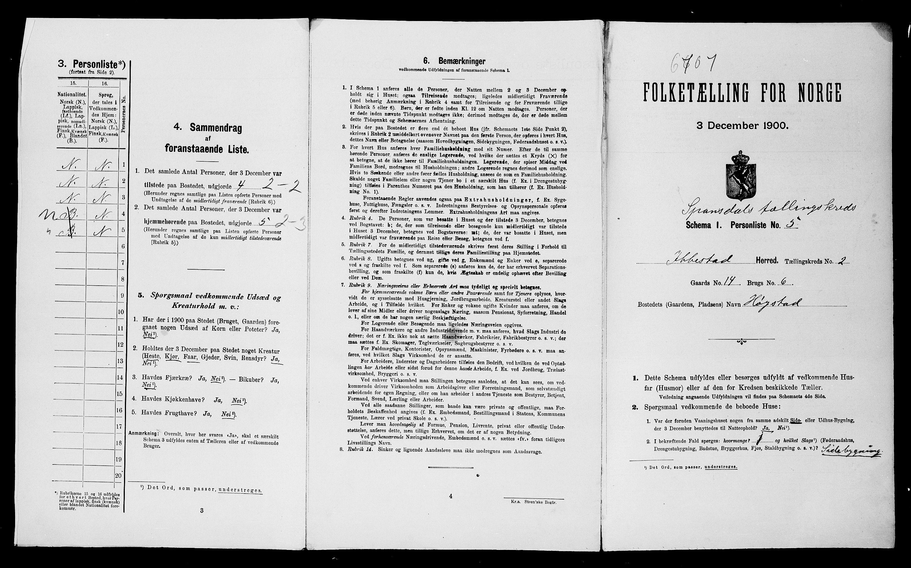 SATØ, Folketelling 1900 for 1917 Ibestad herred, 1900, s. 363