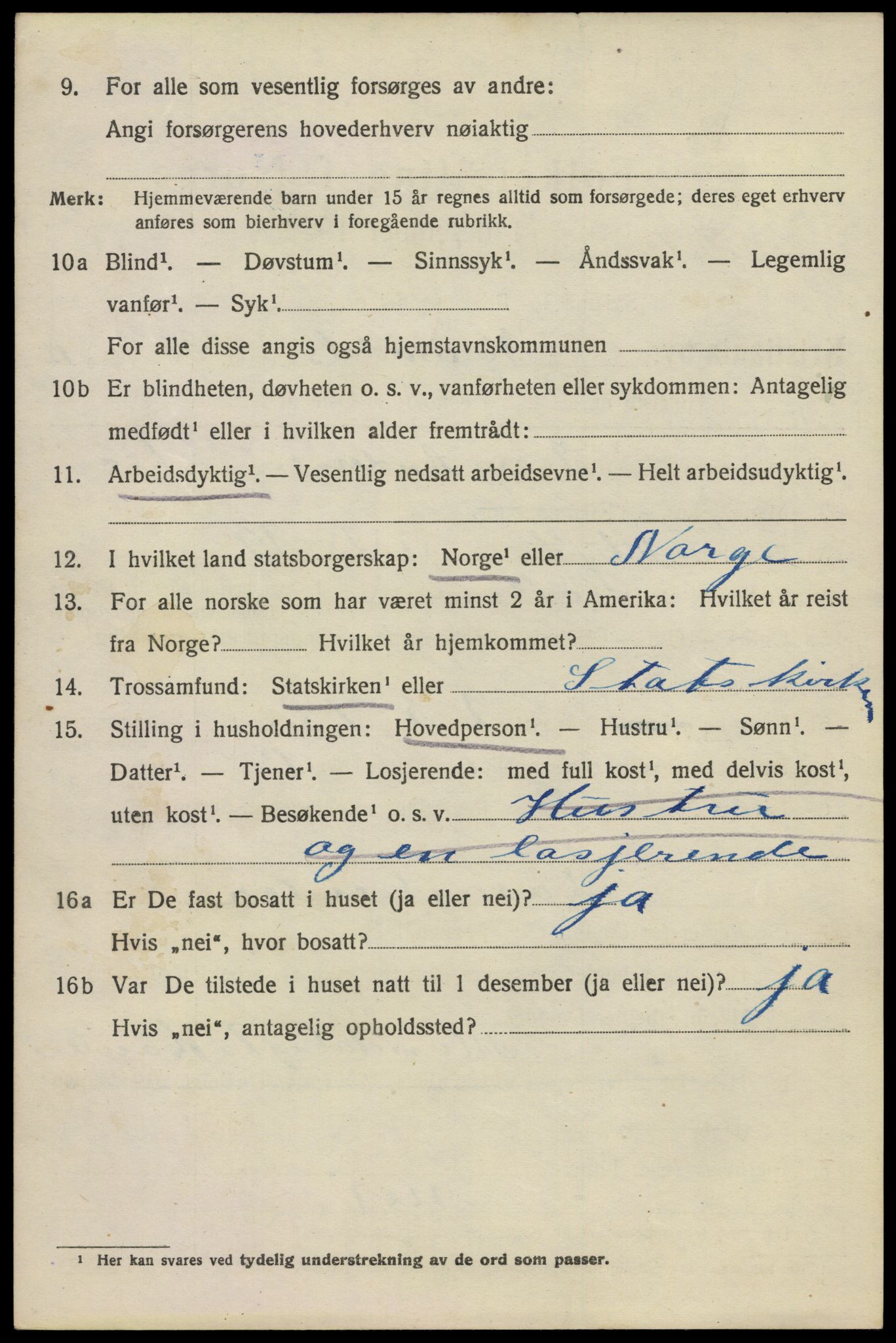 SAO, Folketelling 1920 for 0301 Kristiania kjøpstad, 1920, s. 281780