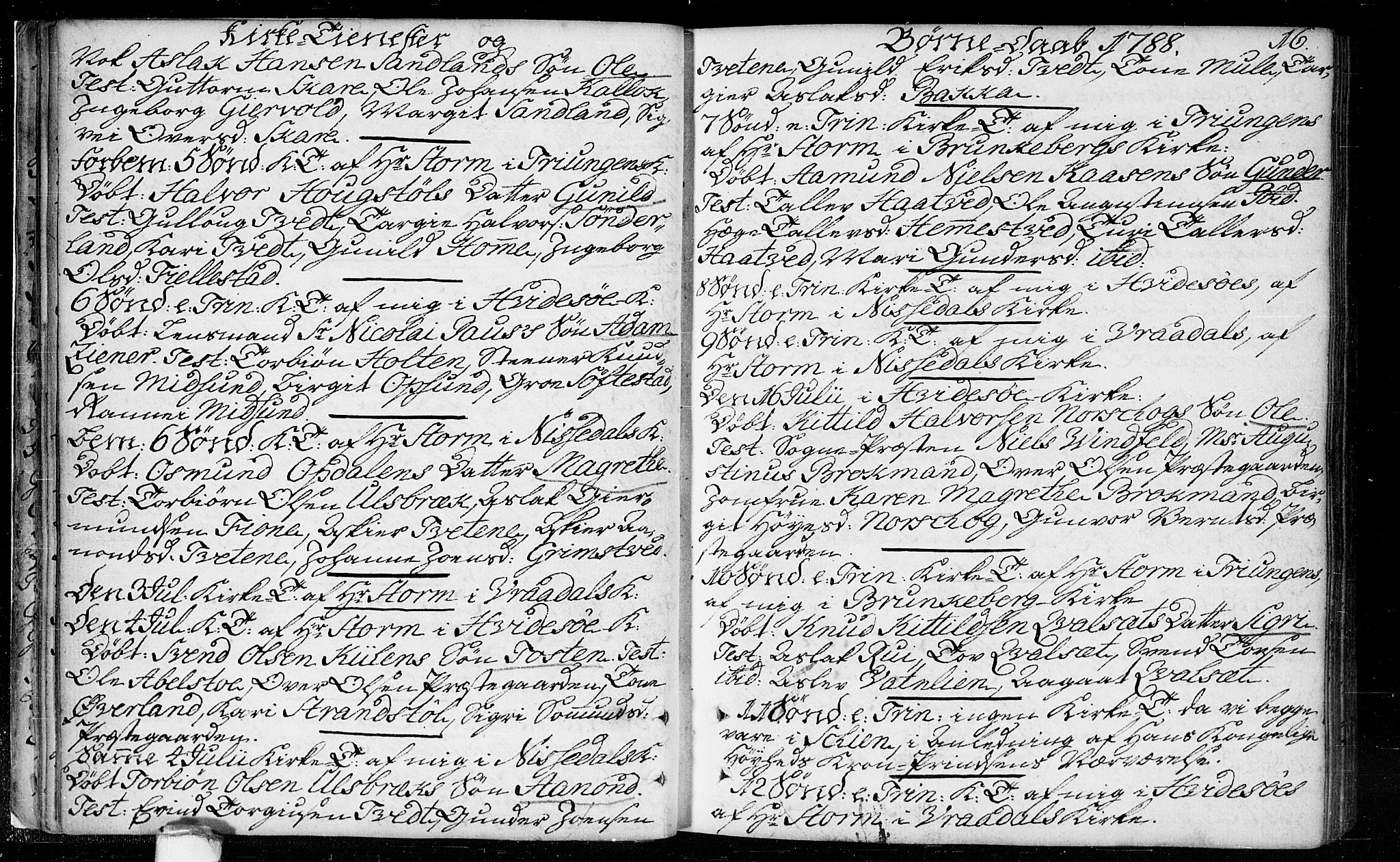 Kviteseid kirkebøker, SAKO/A-276/F/Fa/L0003: Ministerialbok nr. I 3, 1787-1799, s. 16