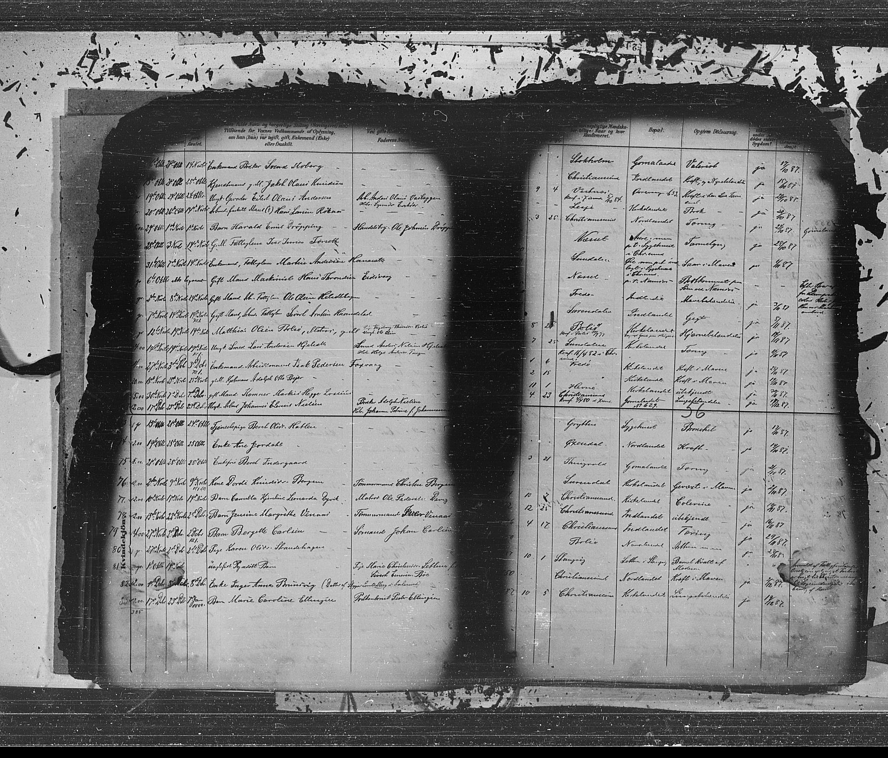 Ministerialprotokoller, klokkerbøker og fødselsregistre - Møre og Romsdal, AV/SAT-A-1454/572/L0853: Ministerialbok nr. 572A16, 1880-1901, s. 56