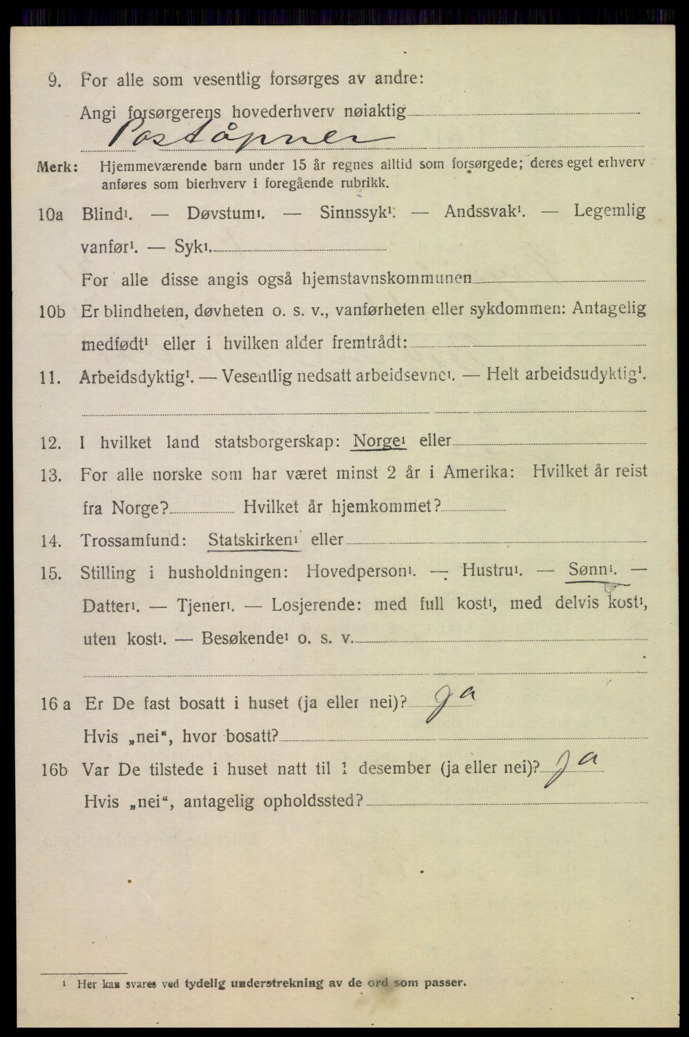 SAH, Folketelling 1920 for 0428 Trysil herred, 1920, s. 14554