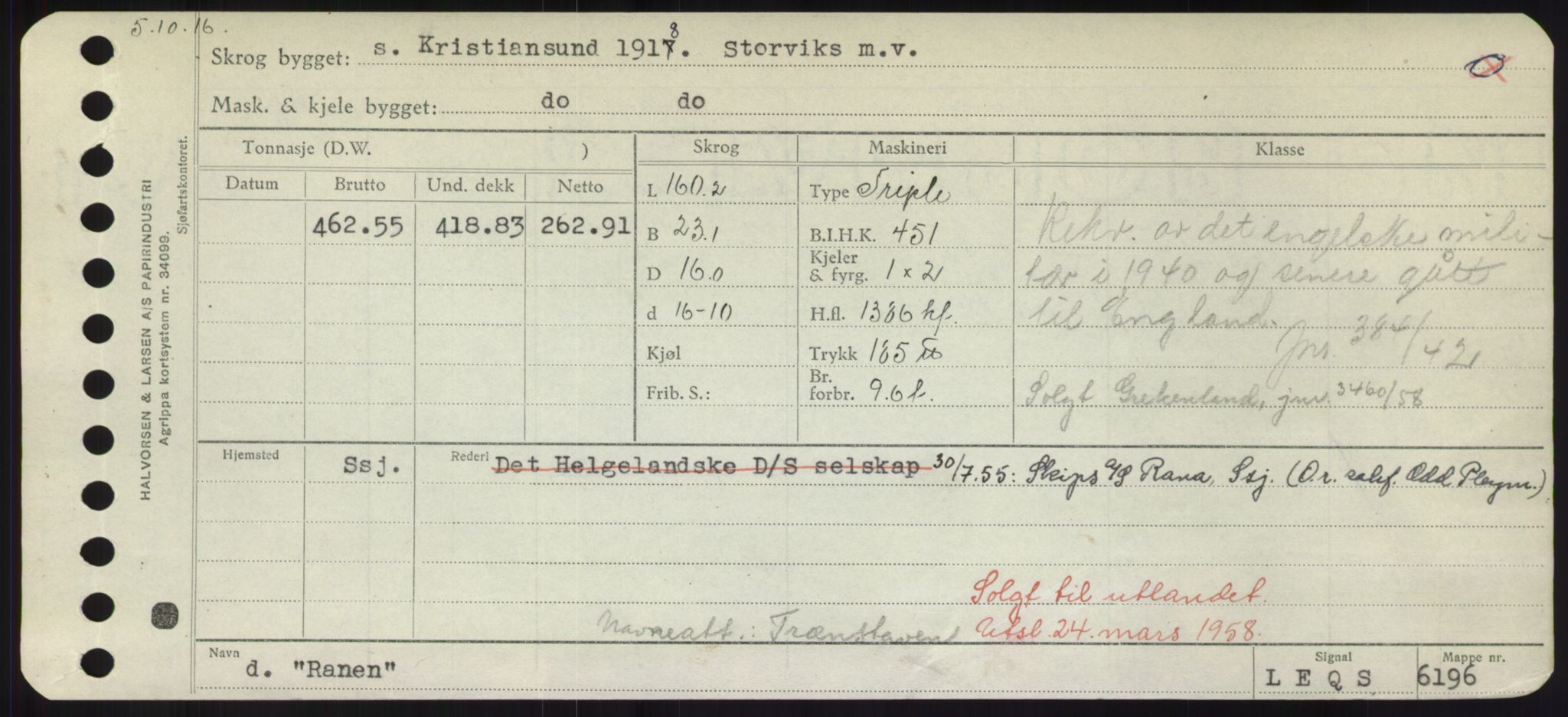 Sjøfartsdirektoratet med forløpere, Skipsmålingen, RA/S-1627/H/Hd/L0030: Fartøy, Q-Riv, s. 203