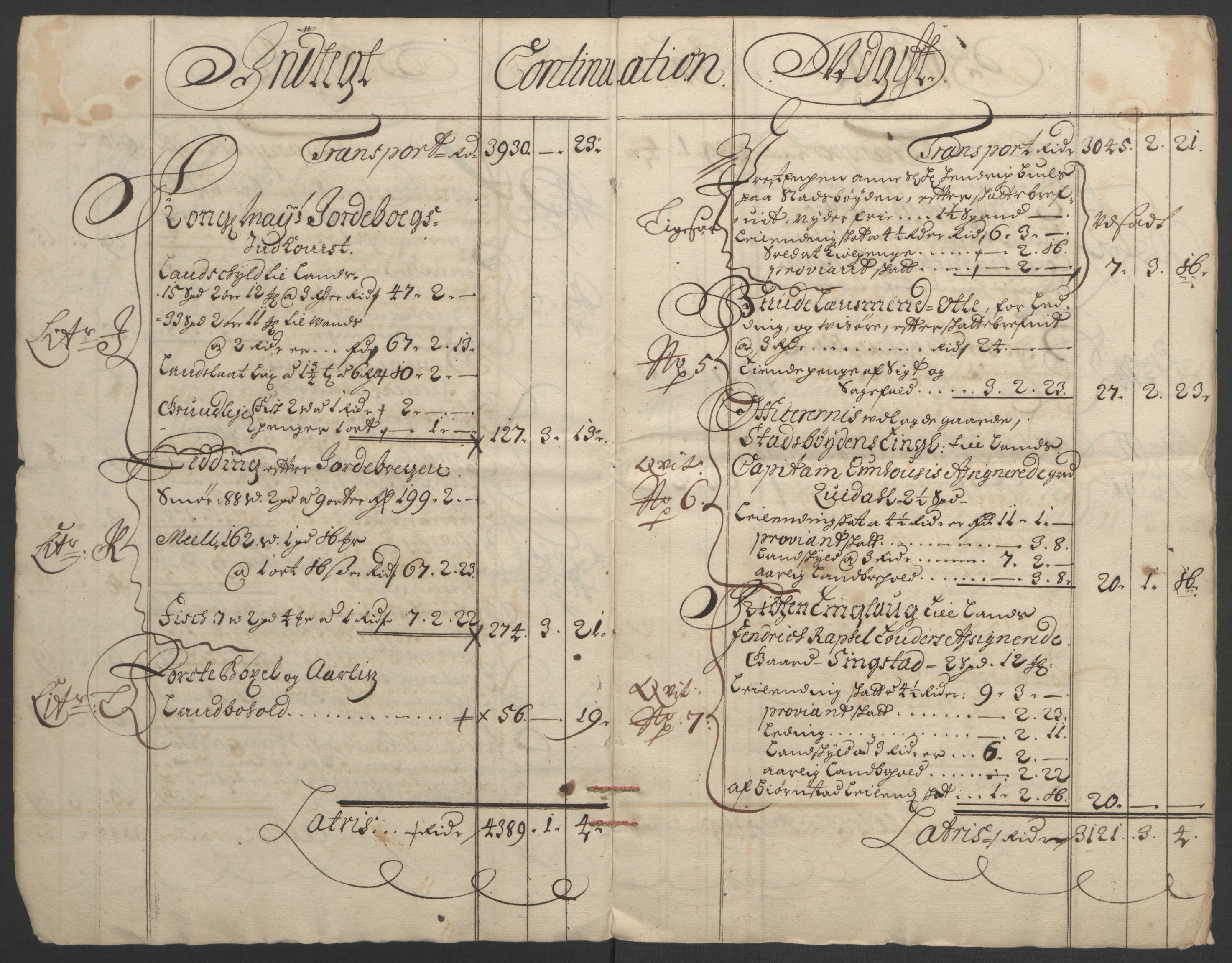 Rentekammeret inntil 1814, Reviderte regnskaper, Fogderegnskap, AV/RA-EA-4092/R57/L3849: Fogderegnskap Fosen, 1692-1693, s. 375