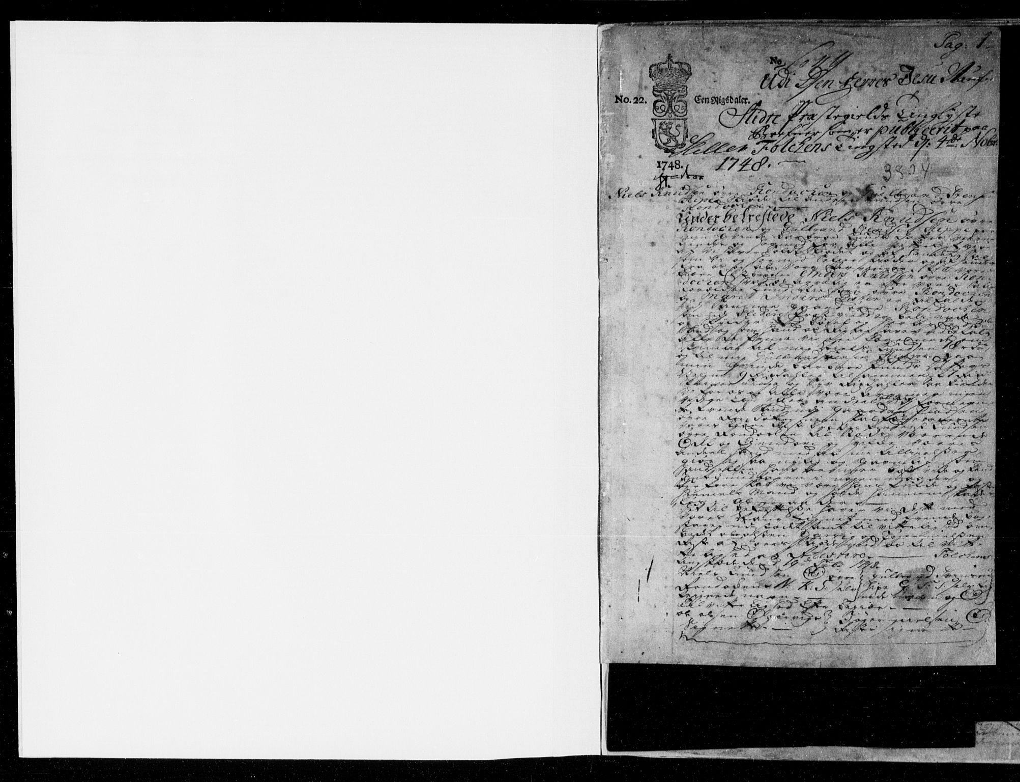 Hadeland, Land og Valdres sorenskriveri, SAH/TING-028/H/Hb/L0007/0001: Pantebok nr. 7a, 1748-1753, s. 0-1