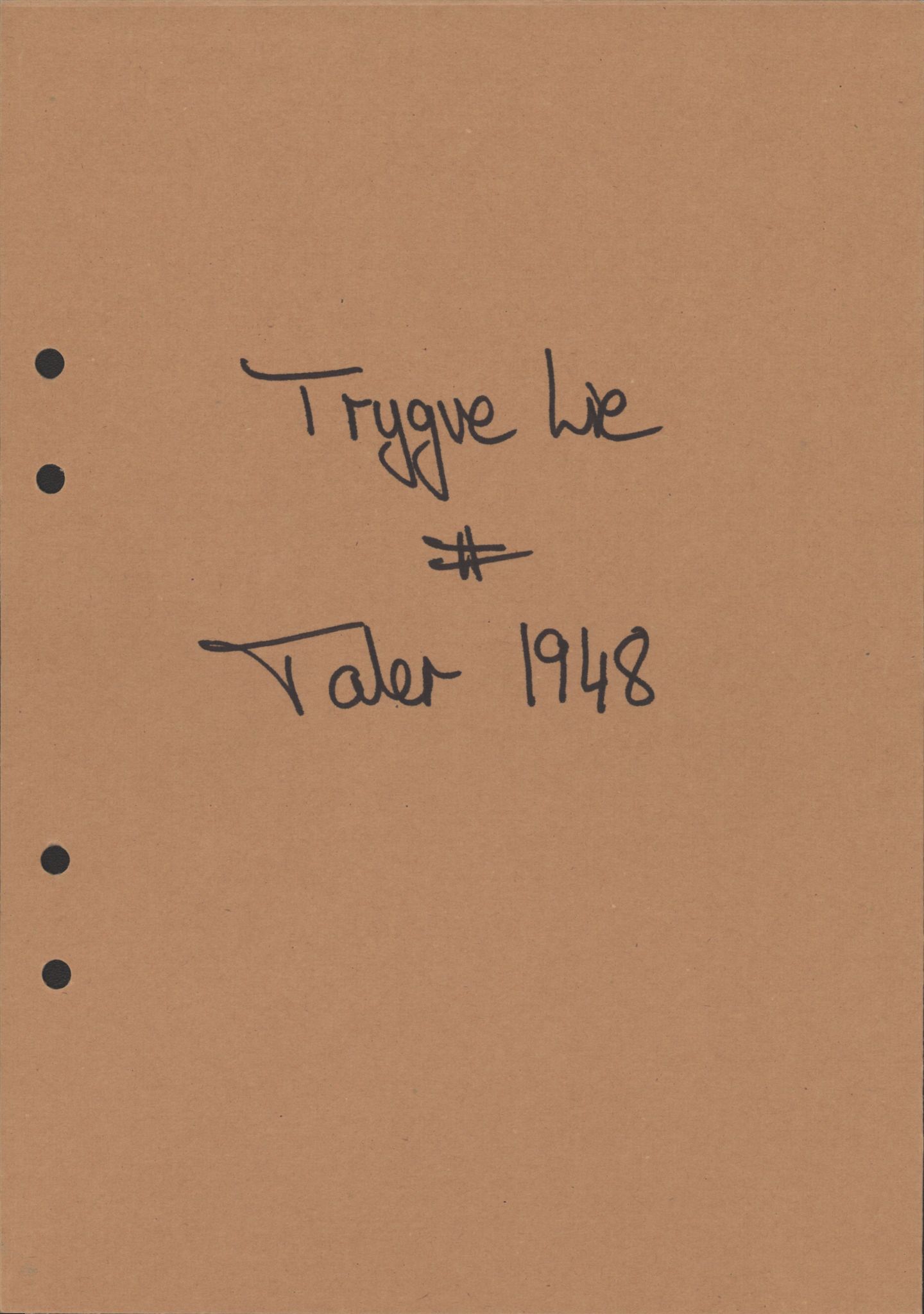 Lie, Trygve, RA/PA-1407/D/L0025: Generalsekretærens papirer., 1948-1951, s. 2