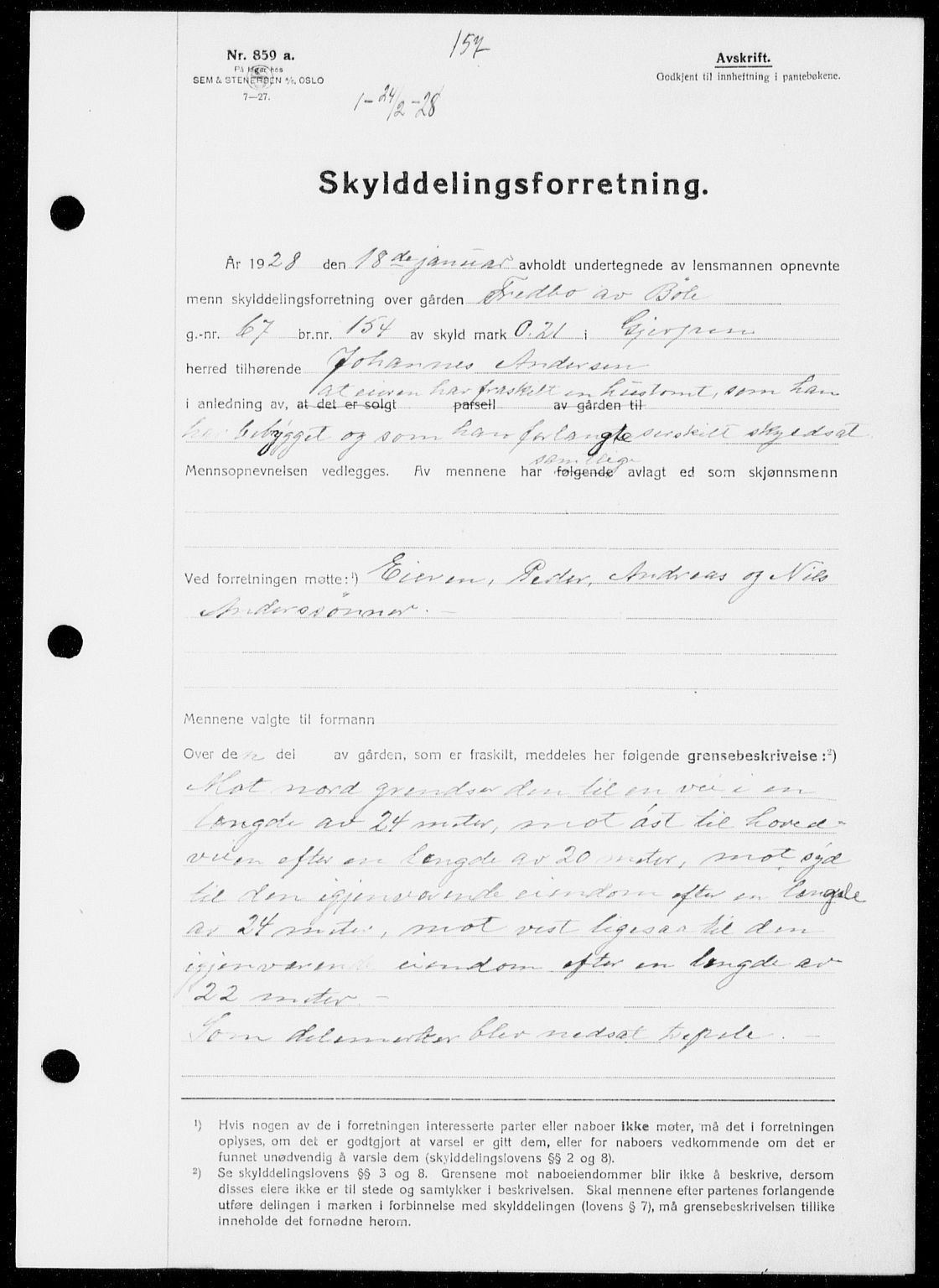 Gjerpen sorenskriveri, SAKO/A-216/G/Ga/Gaa/L0048: Pantebok nr. I 48 og 50-51, 1926-1928, Tingl.dato: 24.02.1928