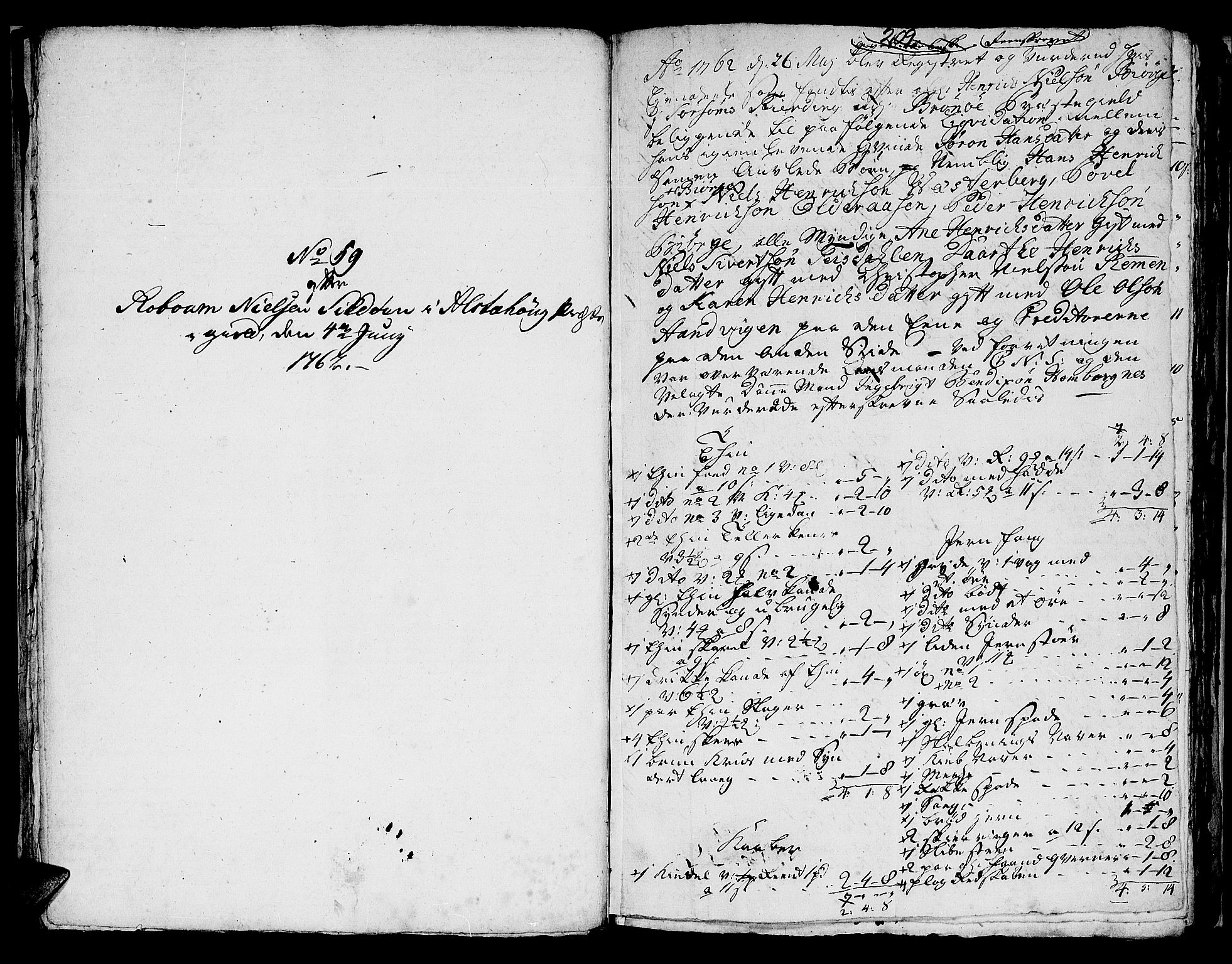 Helgeland sorenskriveri, AV/SAT-A-0004/3/3A/L0051: Konseptprotokoll 36, 1762, s. 208b-209a