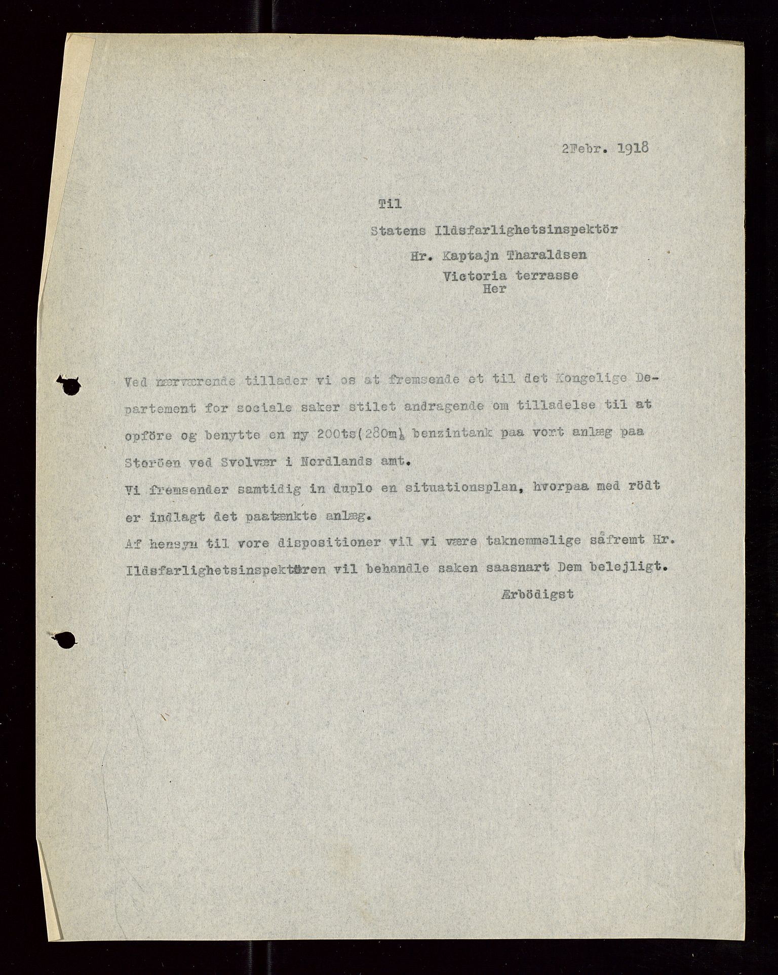 Pa 1521 - A/S Norske Shell, AV/SAST-A-101915/E/Ea/Eaa/L0006: Sjefskorrespondanse, 1918, s. 665