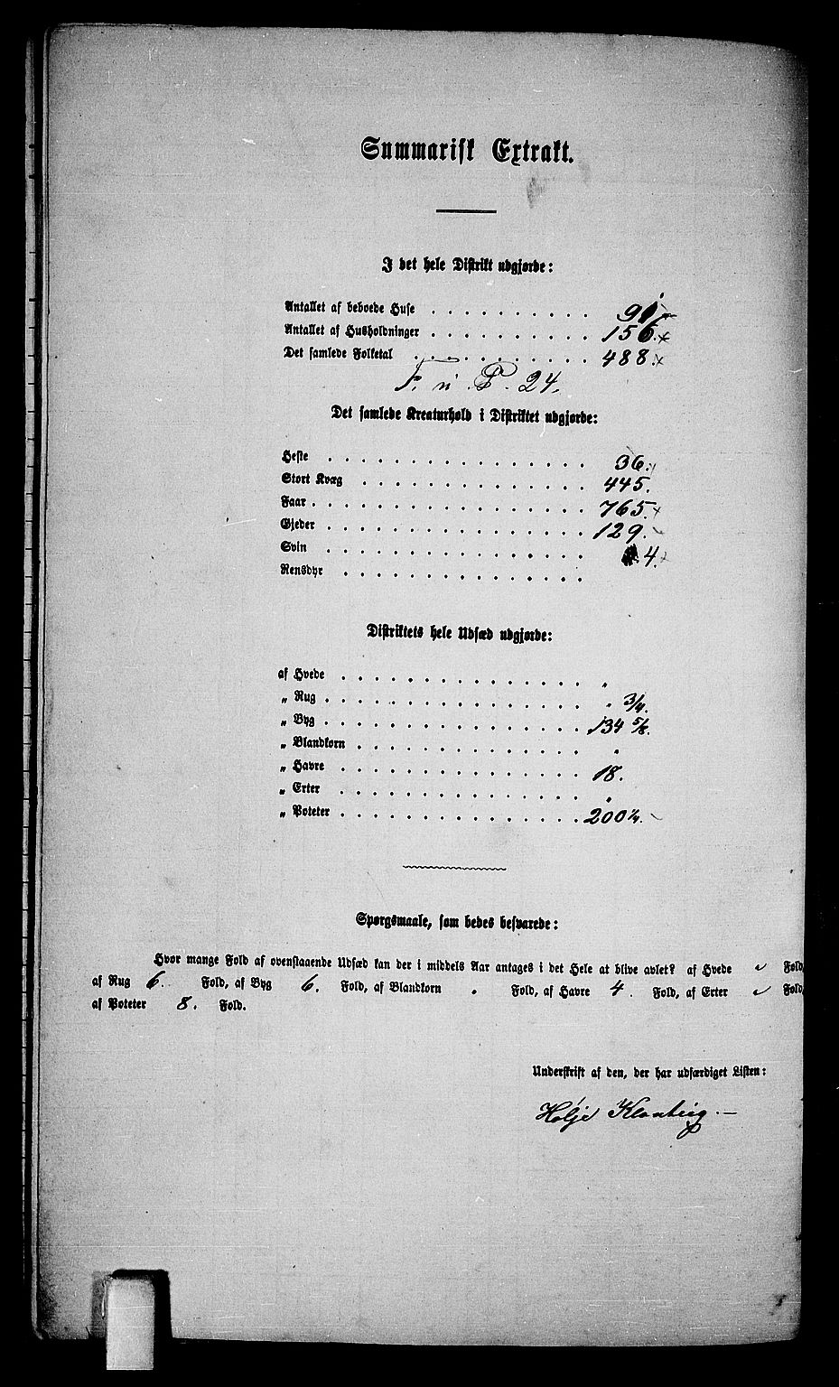 RA, Folketelling 1865 for 0826P Tinn prestegjeld, 1865, s. 100