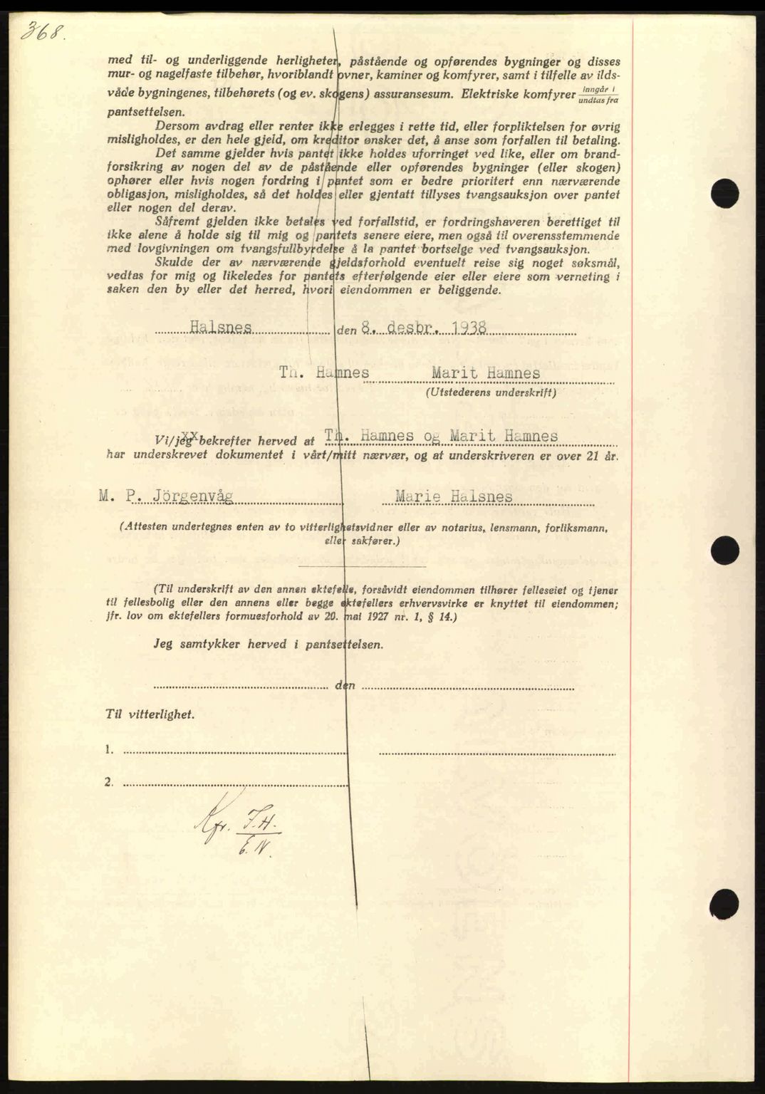 Nordmøre sorenskriveri, AV/SAT-A-4132/1/2/2Ca: Pantebok nr. B84, 1938-1939, Dagboknr: 2910/1938