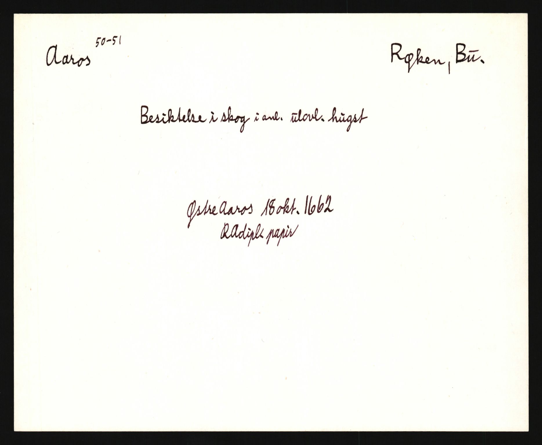 Riksarkivets diplomsamling, AV/RA-EA-5965/F35/F35e/L0016: Registreringssedler Buskerud 5, 1400-1700, s. 425