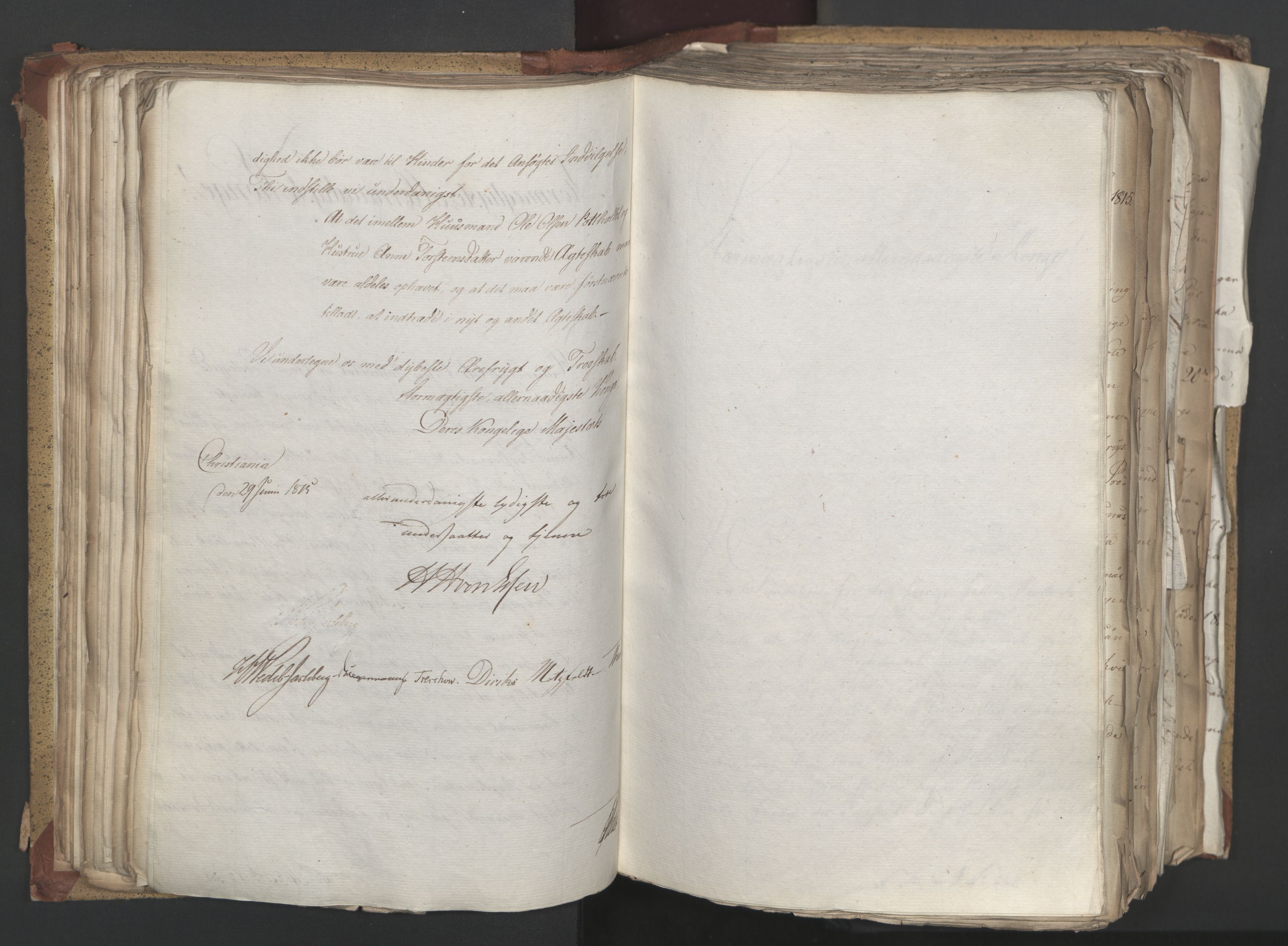 Statsrådsavdelingen i Stockholm, AV/RA-S-1003/D/Da/L0003: Regjeringsinnstillinger nr. 519-787, 1815, s. 135