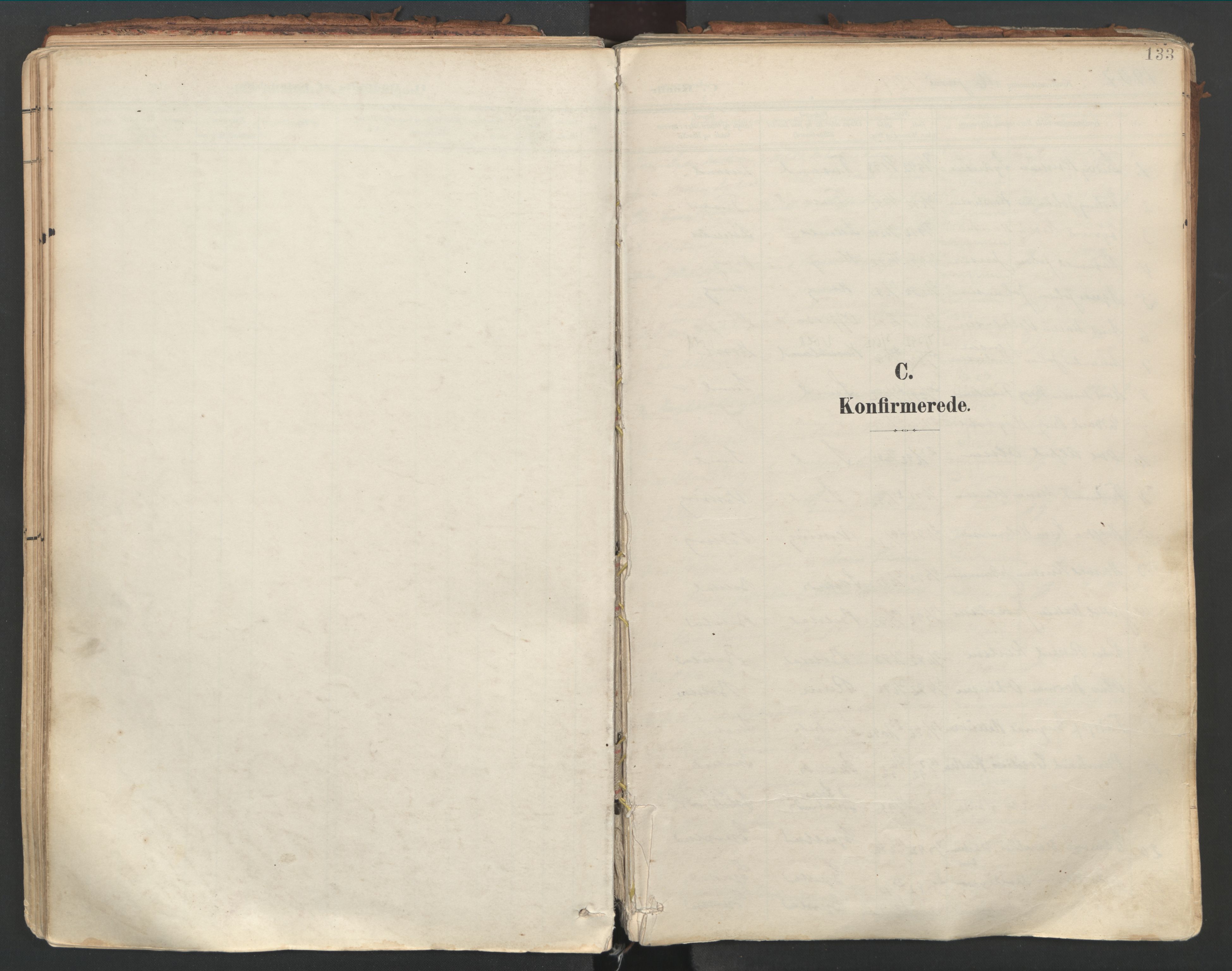 Ministerialprotokoller, klokkerbøker og fødselsregistre - Nordland, AV/SAT-A-1459/881/L1154: Ministerialbok nr. 881A07, 1907-1918, s. 133