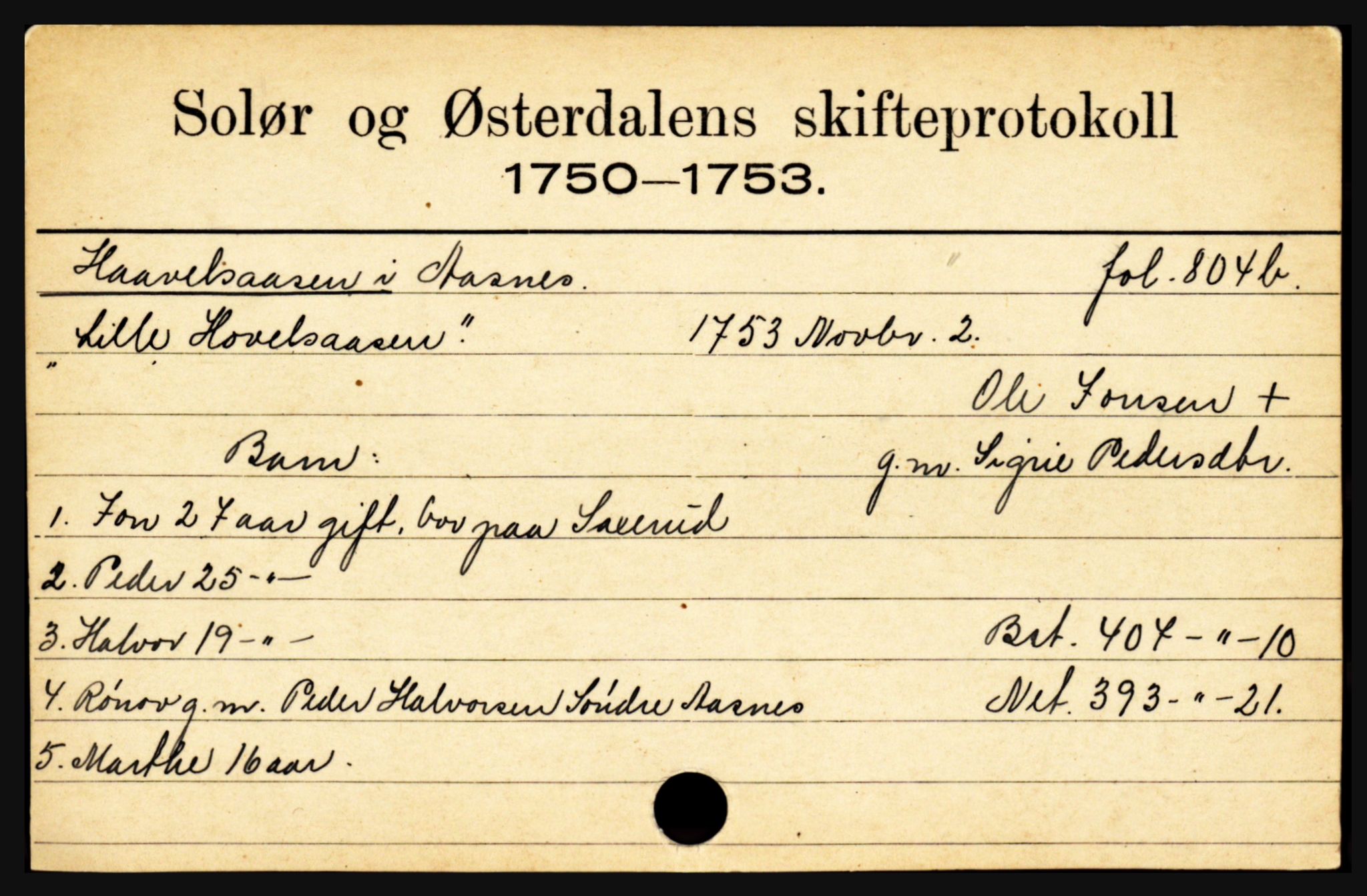 Solør og Østerdalen sorenskriveri, SAH/TING-024/J, 1716-1774, s. 2533
