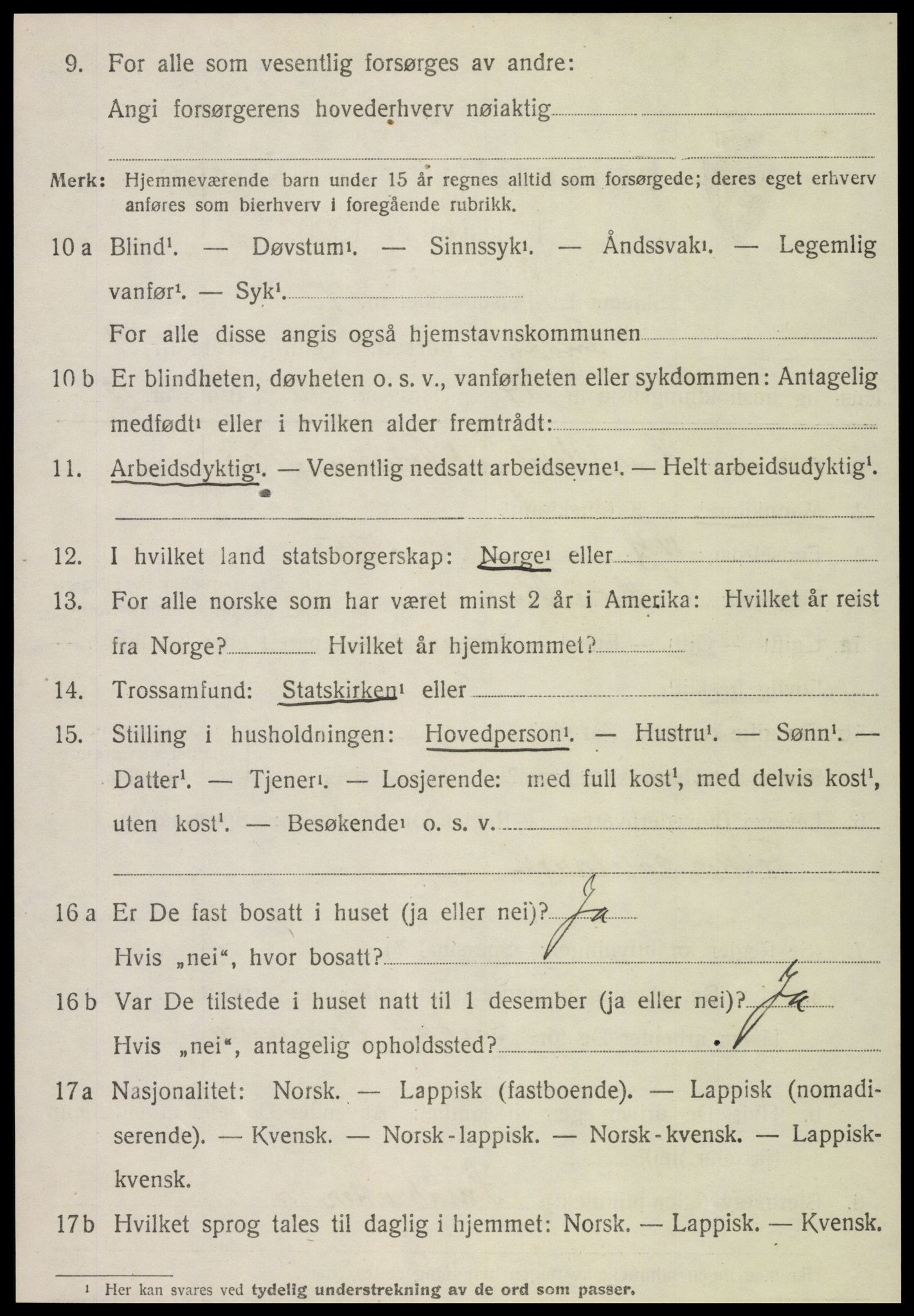 SAT, Folketelling 1920 for 1736 Snåsa herred, 1920, s. 3817
