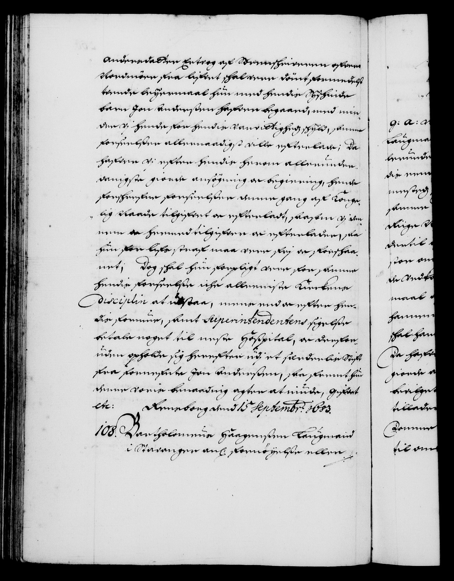 Danske Kanselli 1572-1799, RA/EA-3023/F/Fc/Fca/Fcaa/L0013: Norske registre (mikrofilm), 1681-1684, s. 366b
